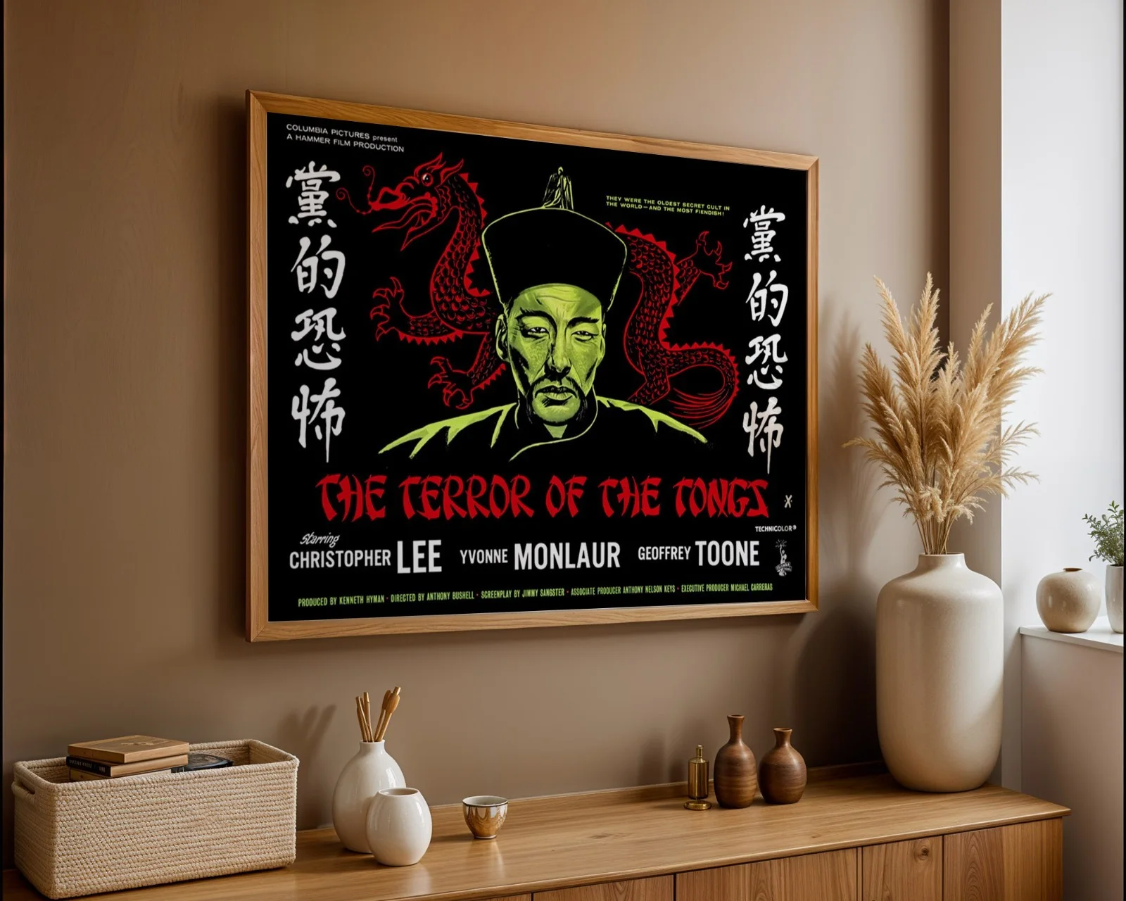 The Terror Of The Tongs - 1961 Hammer Horror Restored 30" x 40" UK Quad Poster, изображение 3