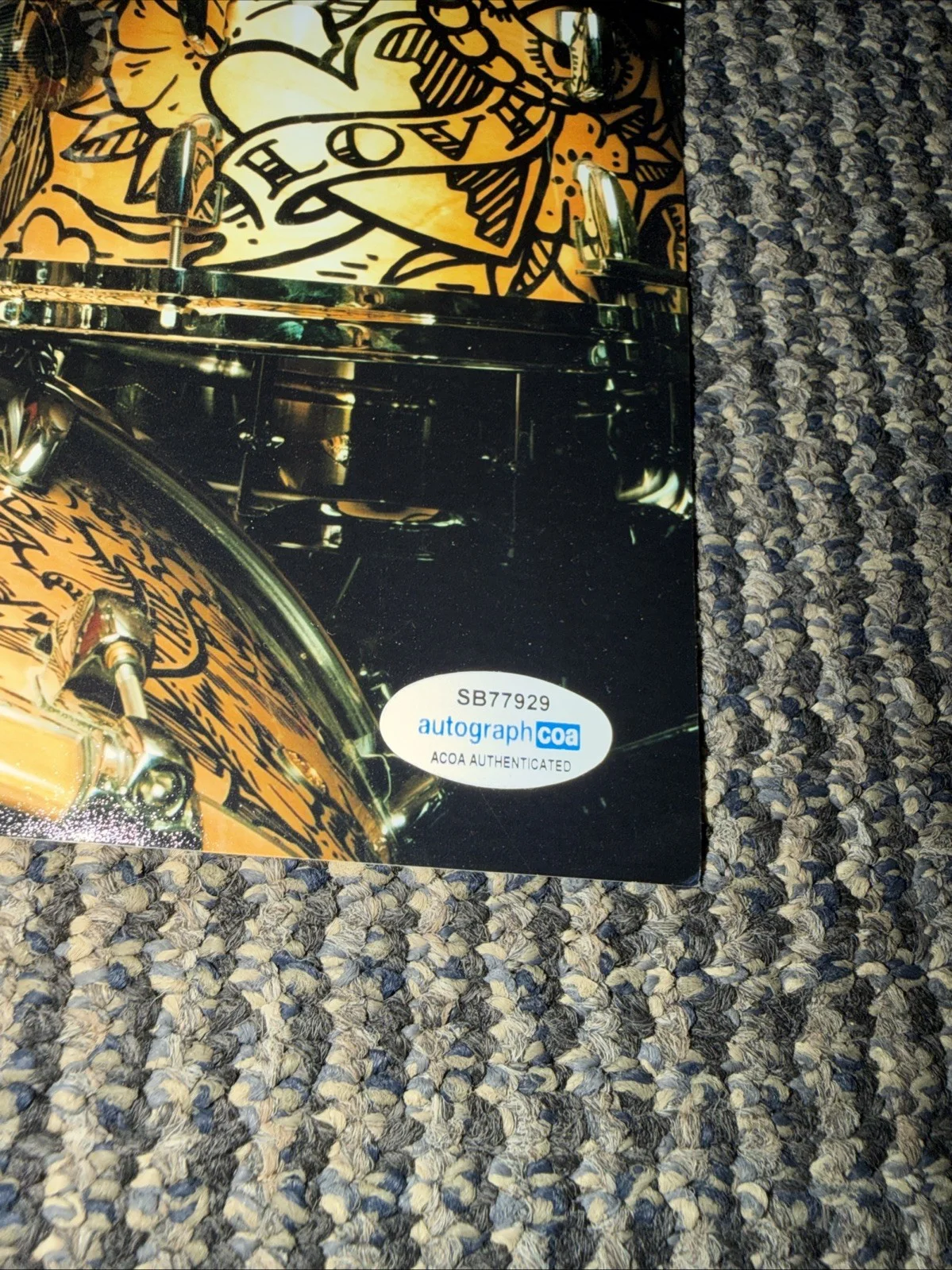 Chad Smith Red Hot Chili Pepppers Drummer Signed Autographed 8x10 Photo W/ COA, изображение 2