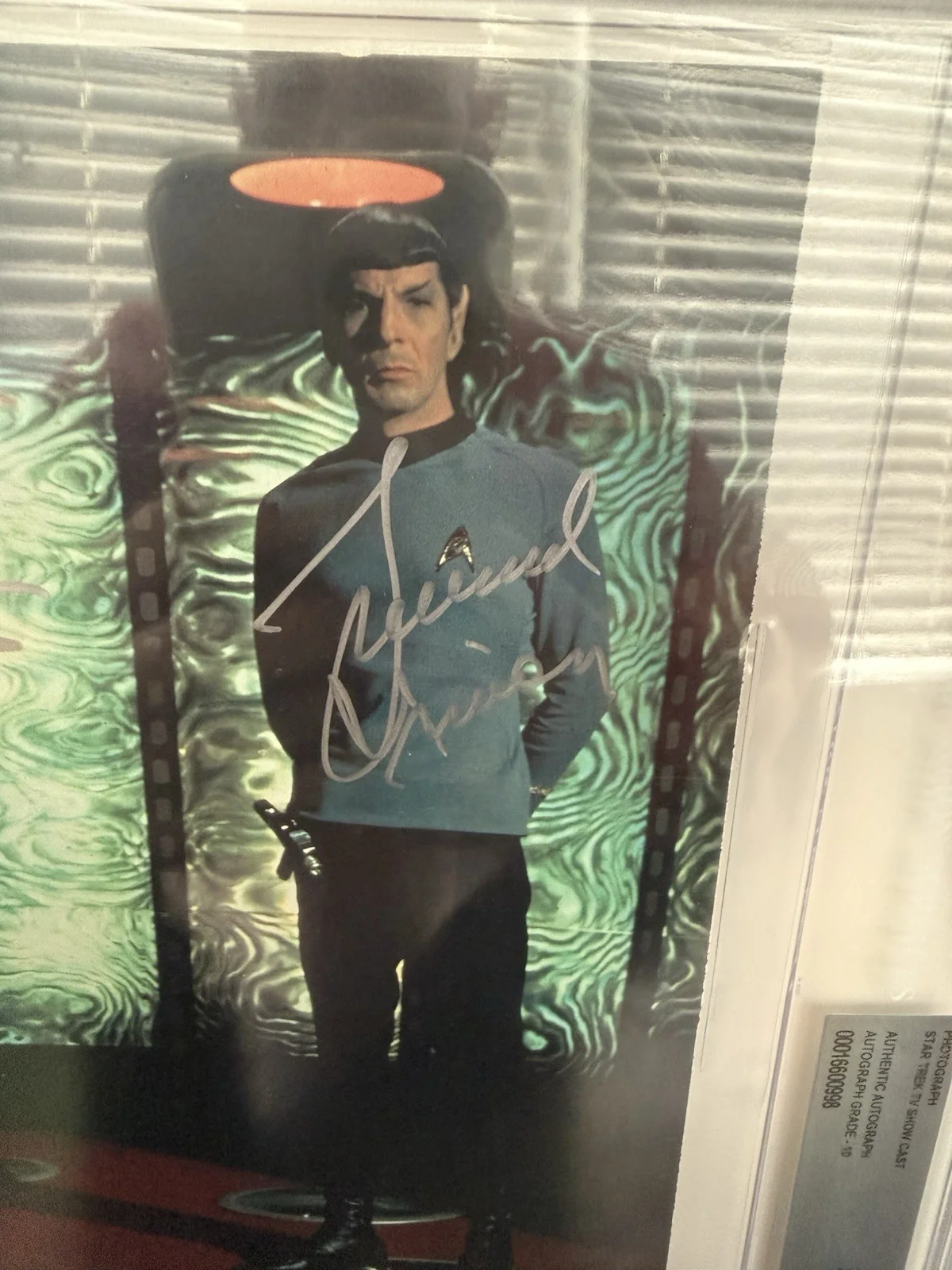 William Shatner Leonard Nimoy Deforest Kelley — DeForest Kelley, Leonard Nimoy William Shatner Star Trek Autograph Beckett COA, изображение 5