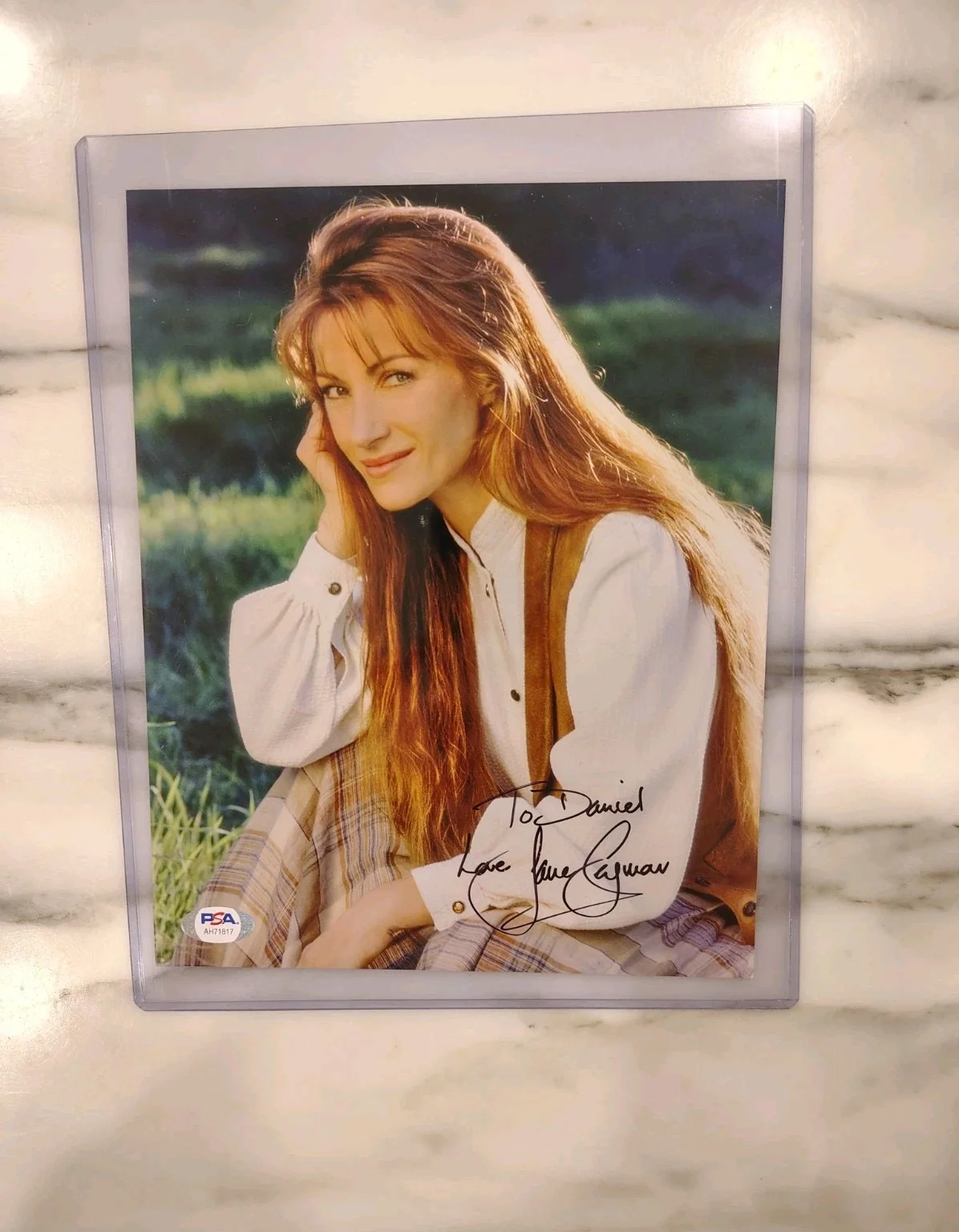 Jane Seymour — Jane Seymour Signed 8x10 Photo PSA DNA Autograph Auto Dr. Quinn James Bond Girl, изображение 5