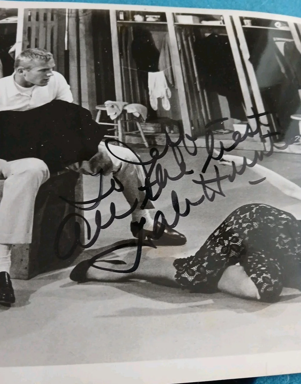 Tab Hunter Signed Bw Press Photo, image 3