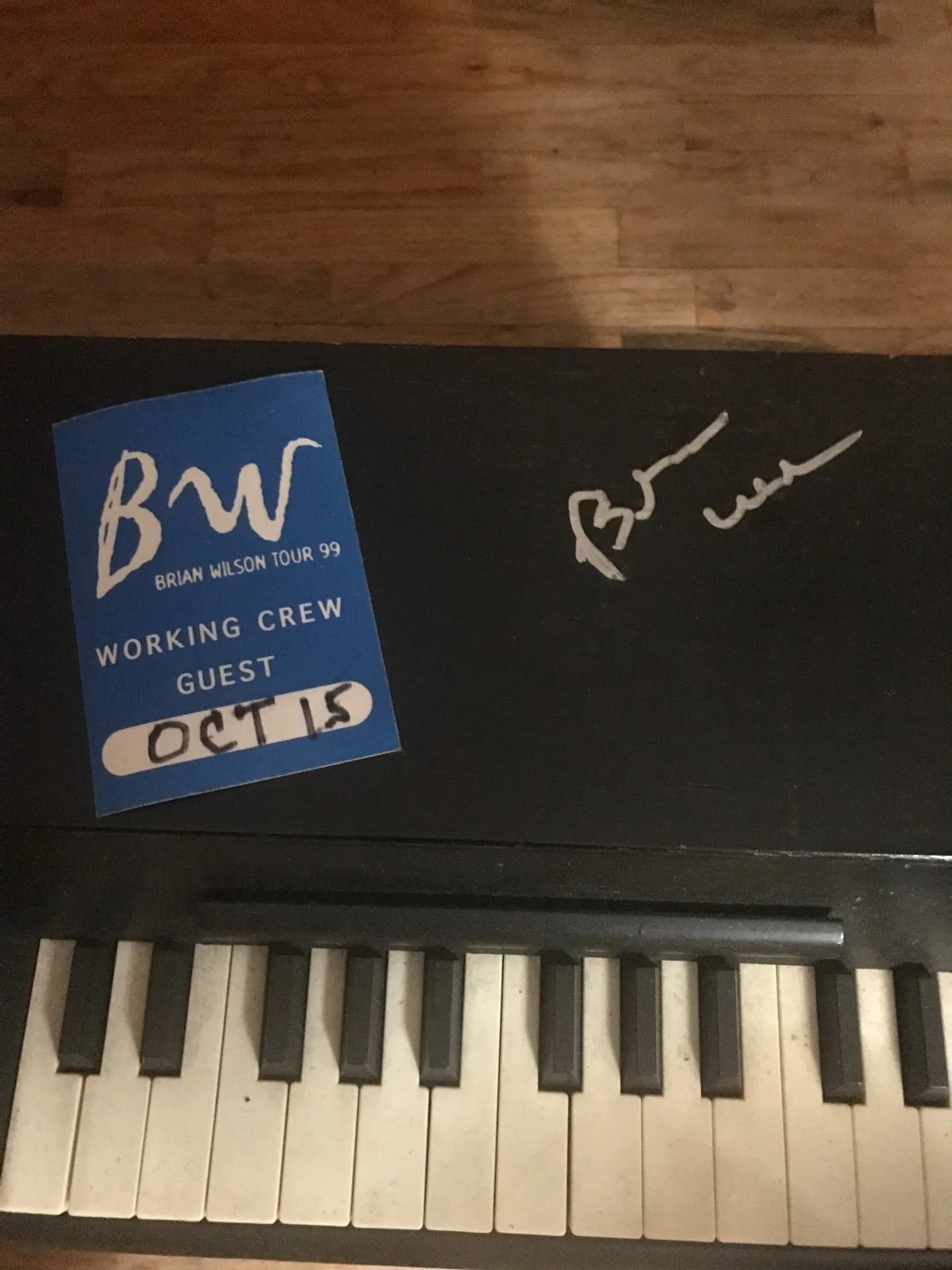 Brian Wilson Signed Autograph Mini Piano-The Beach Boys. One of a Kind ! JSA, изображение 2