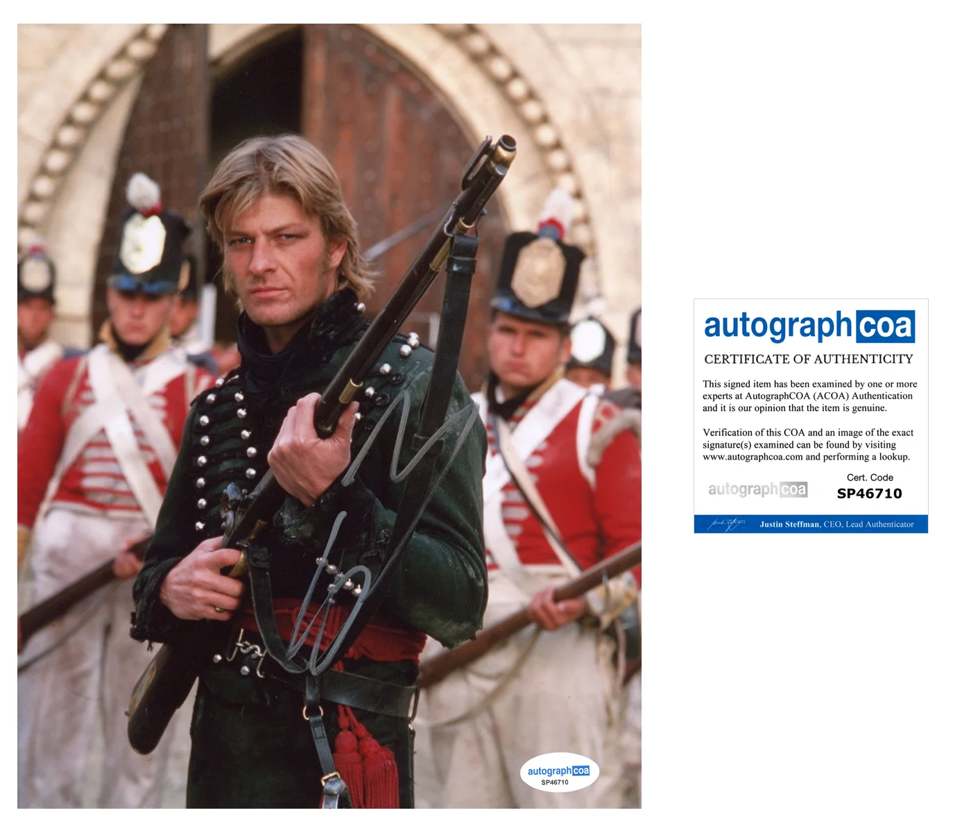 Sean Bean Sharpe Autographed Signed 8x10 Photo ACOA, изображение 2