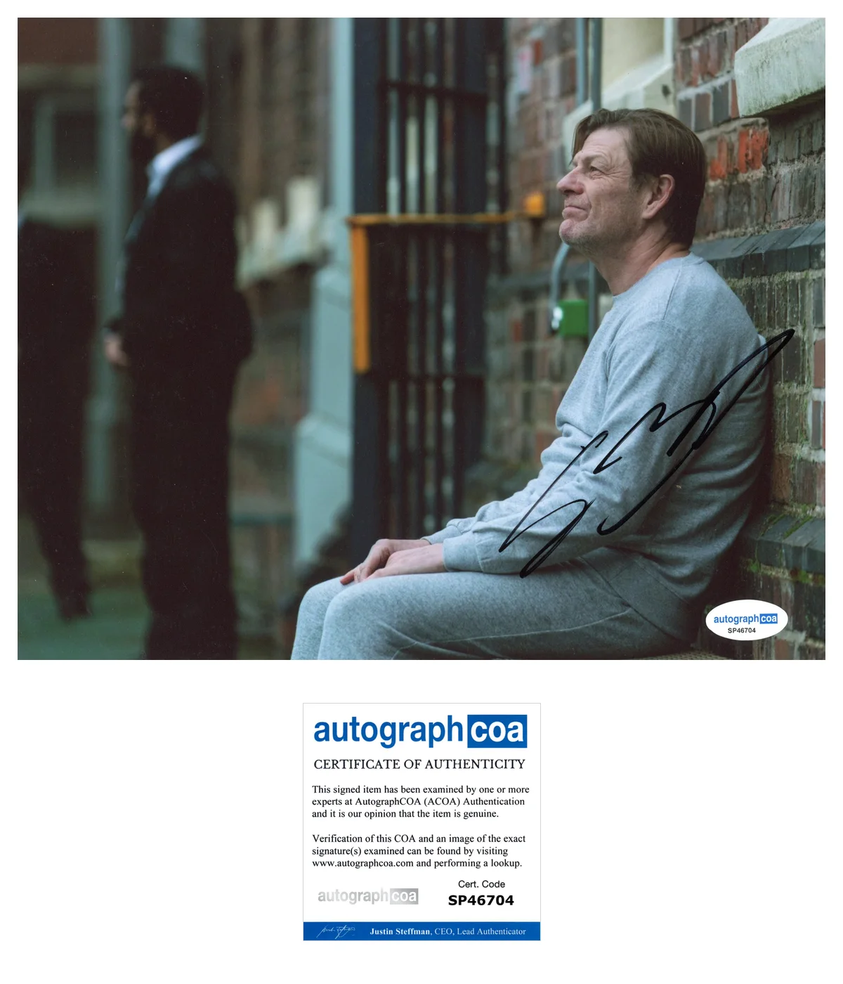 Sean Bean Time Autographed Signed 8x10 Photo ACOA, image 2