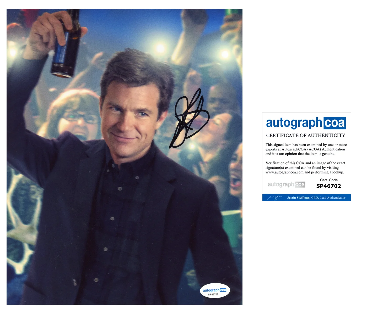 Jason Bateman Office Christmas Party Autographed Signed 8x10 Photo ACOA, изображение 2