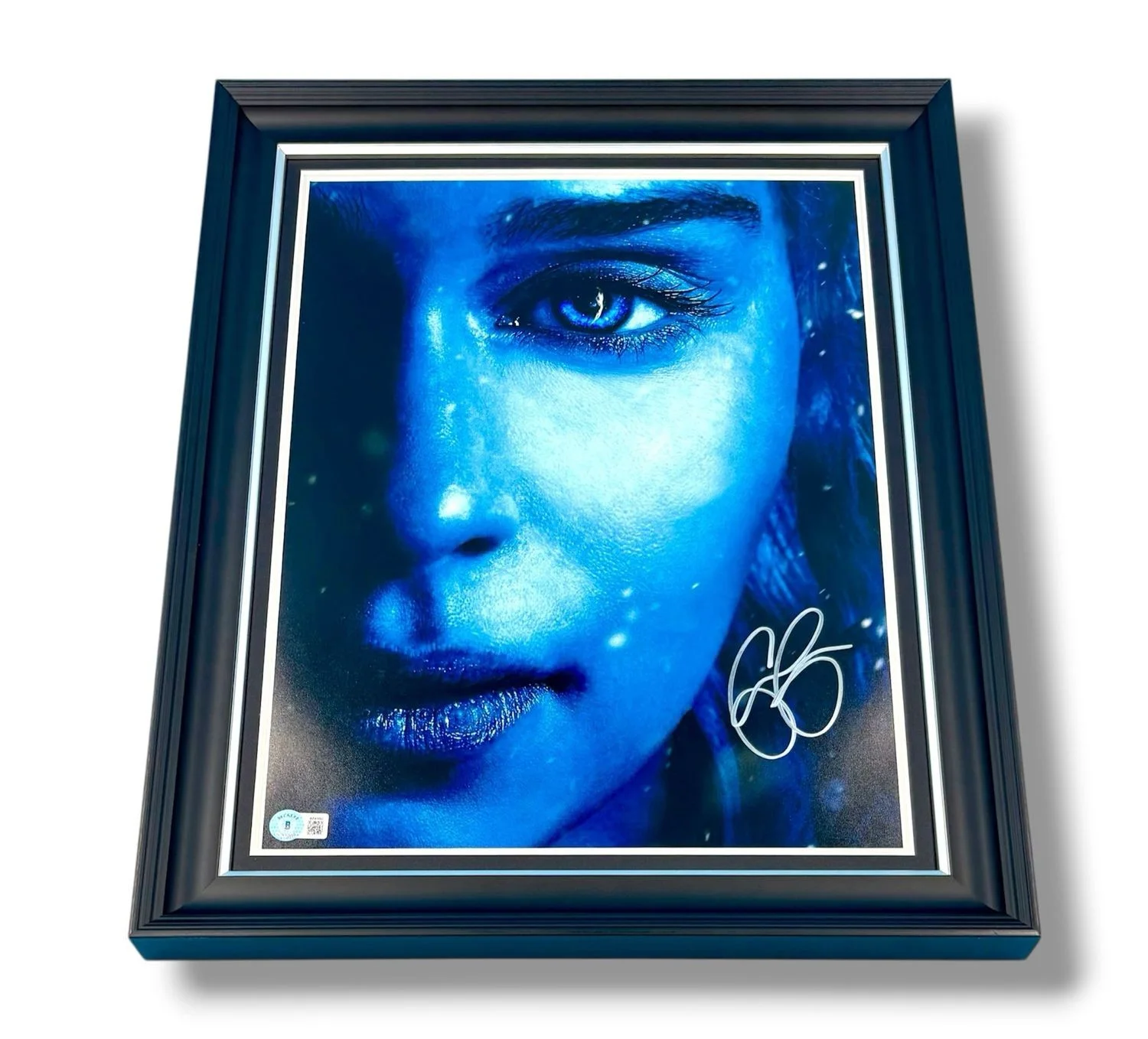 Emilia Clarke Signed Photo Framed & Beckett COA Game Of Thrones Poster Auto, изображение 4
