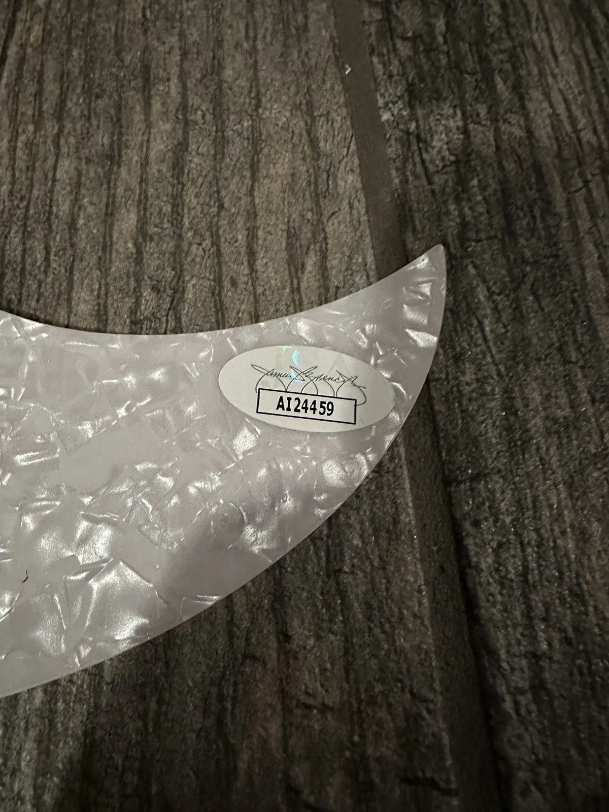 TOM KEIFER SIGNED ACOUSTIC PICKGUARD COA AUTOGRAPHED RARE! JSA COA CINDERELLA, image 2