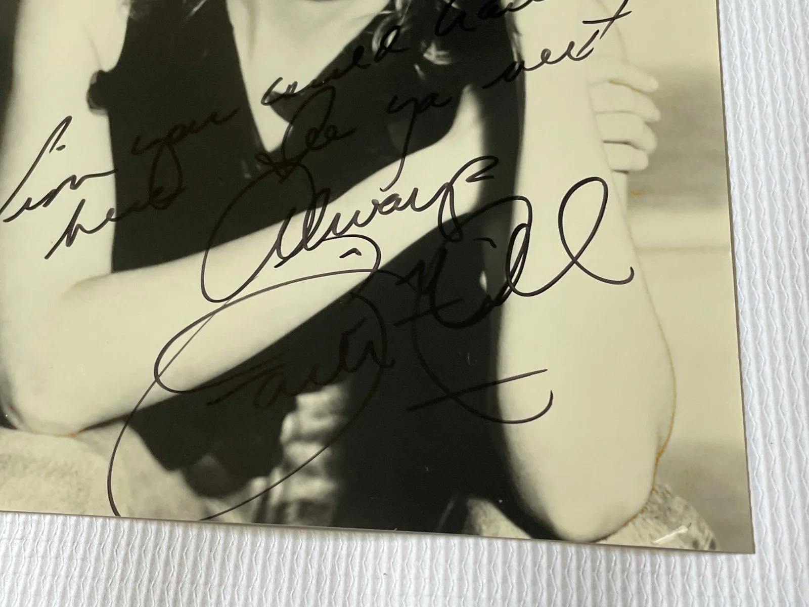 Faith Hill Country Singer Signed Autographed Inscribed 8x10 Photo JSA, изображение 3
