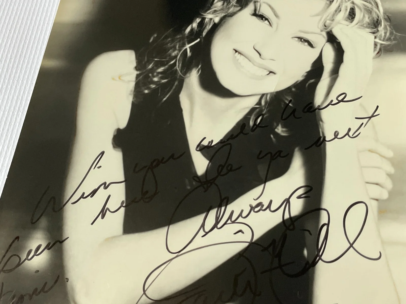 Faith Hill Country Singer Signed Autographed Inscribed 8x10 Photo JSA, изображение 4