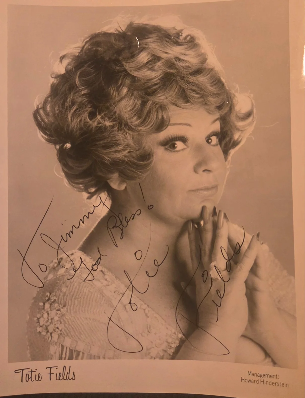 Totie Fields — Totie Fields Package! 5 Individual 8x10 Photos - All Autographed - Comedy Legend, изображение 3