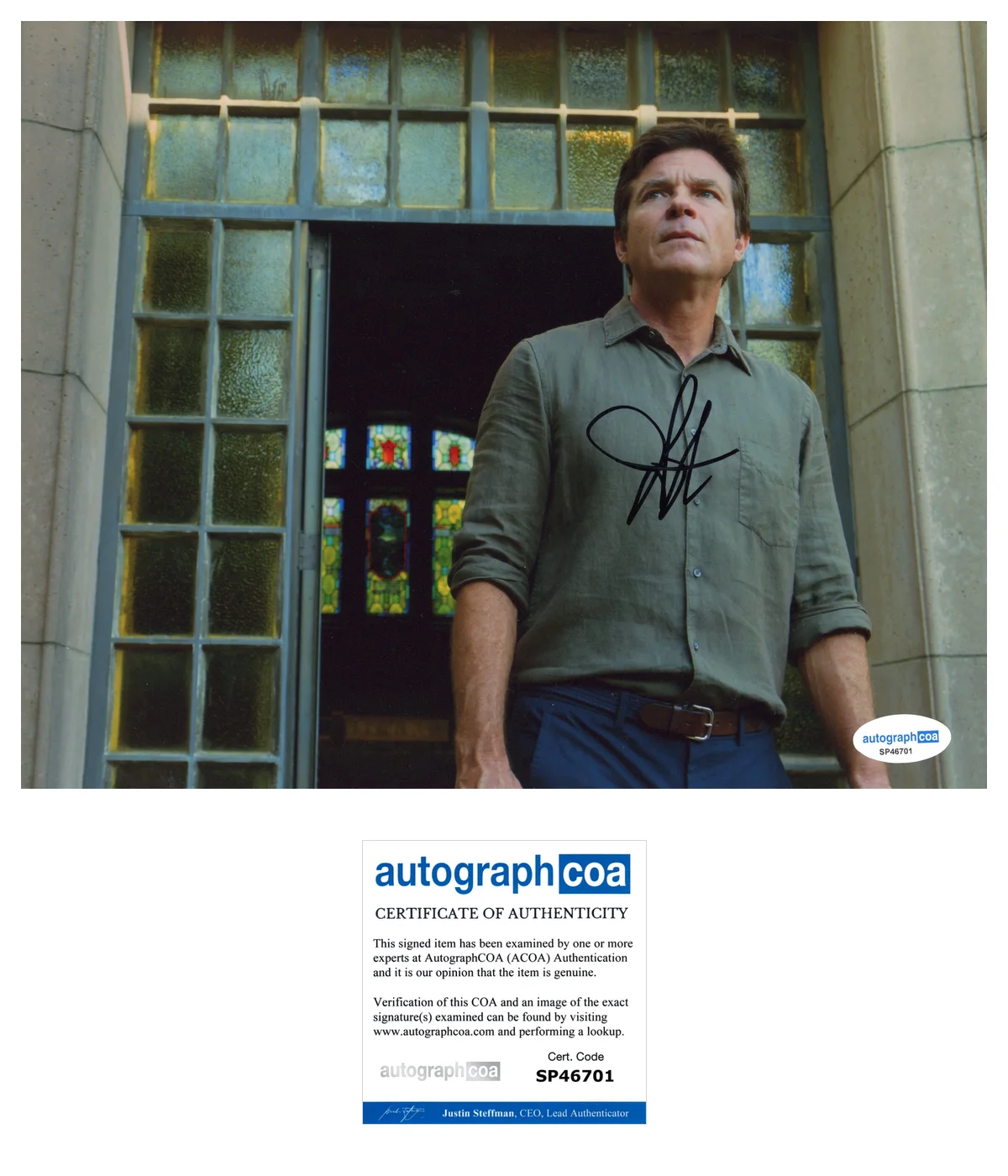 Jason Bateman Ozark Autographed Signed 8x10 Photo ACOA, image 2