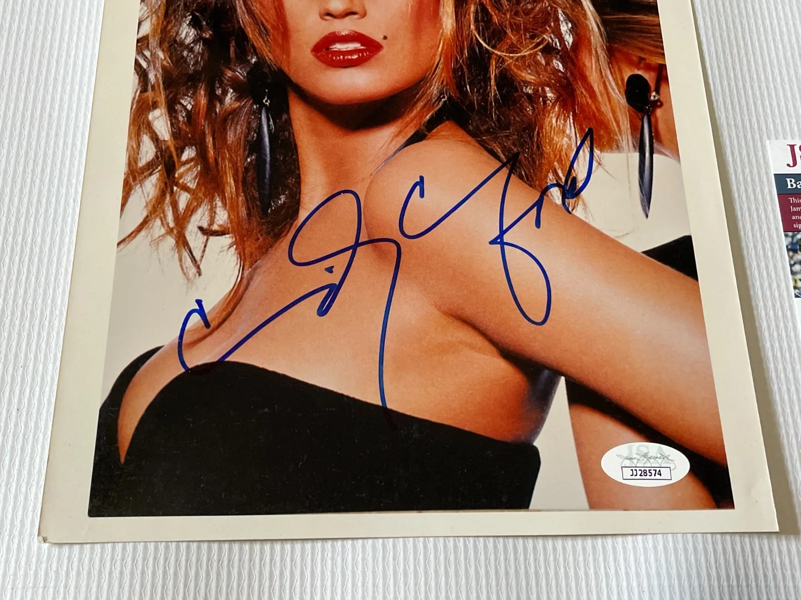 Cindy Crawford — Cindy Crawford Model Signed Autographed 8x10 Sexy Photo JSA, изображение 3