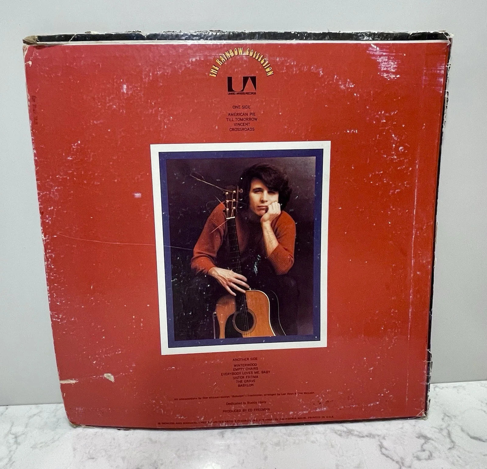 Don McLean Signed "American Pie" Vinyl LP - 1971 United Artists UAS-5535, изображение 3