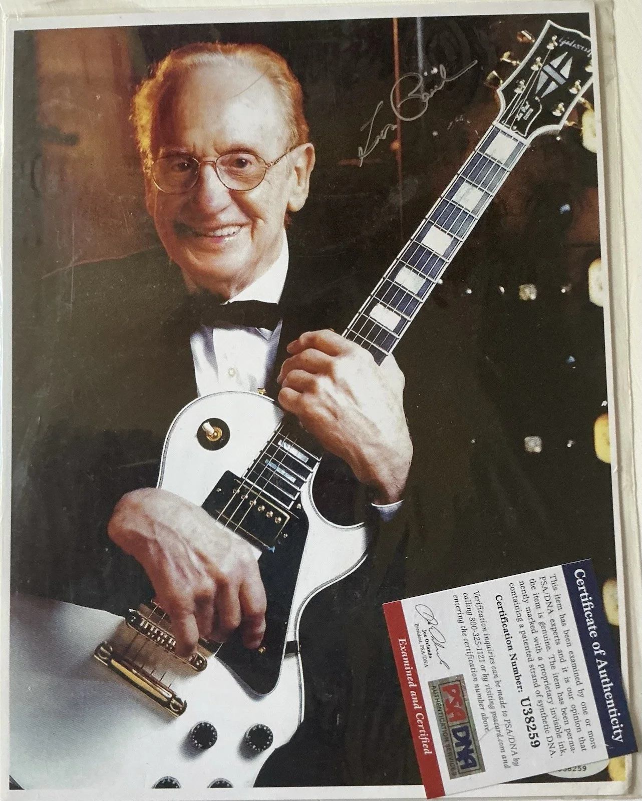Les Paul COA PSA DNA Signed Autograph Lot Of 4. 3 Are Certified., изображение 2