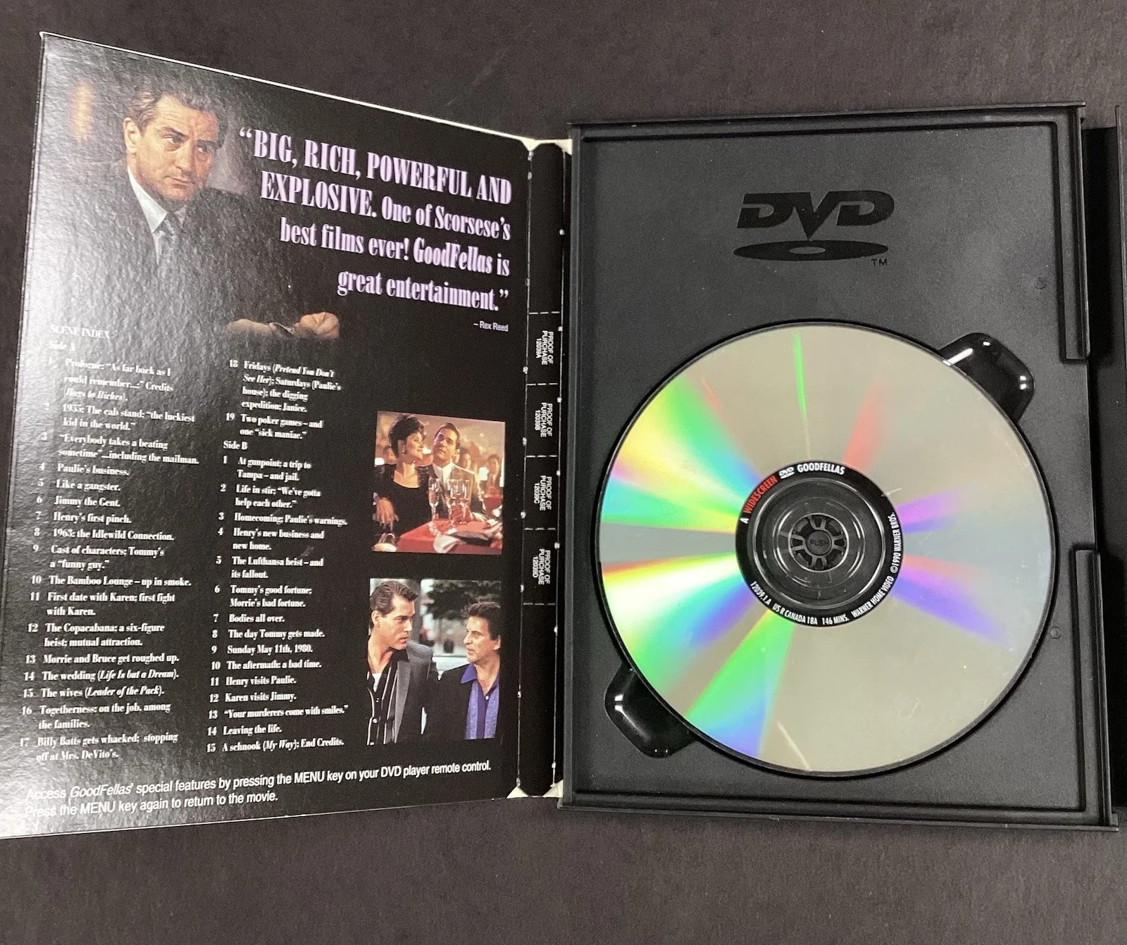 Henry Hill — Henry Hill Signed DVD Goodfellas Gangster DeNiro Mafia Inscription Autograph JSA, image 4