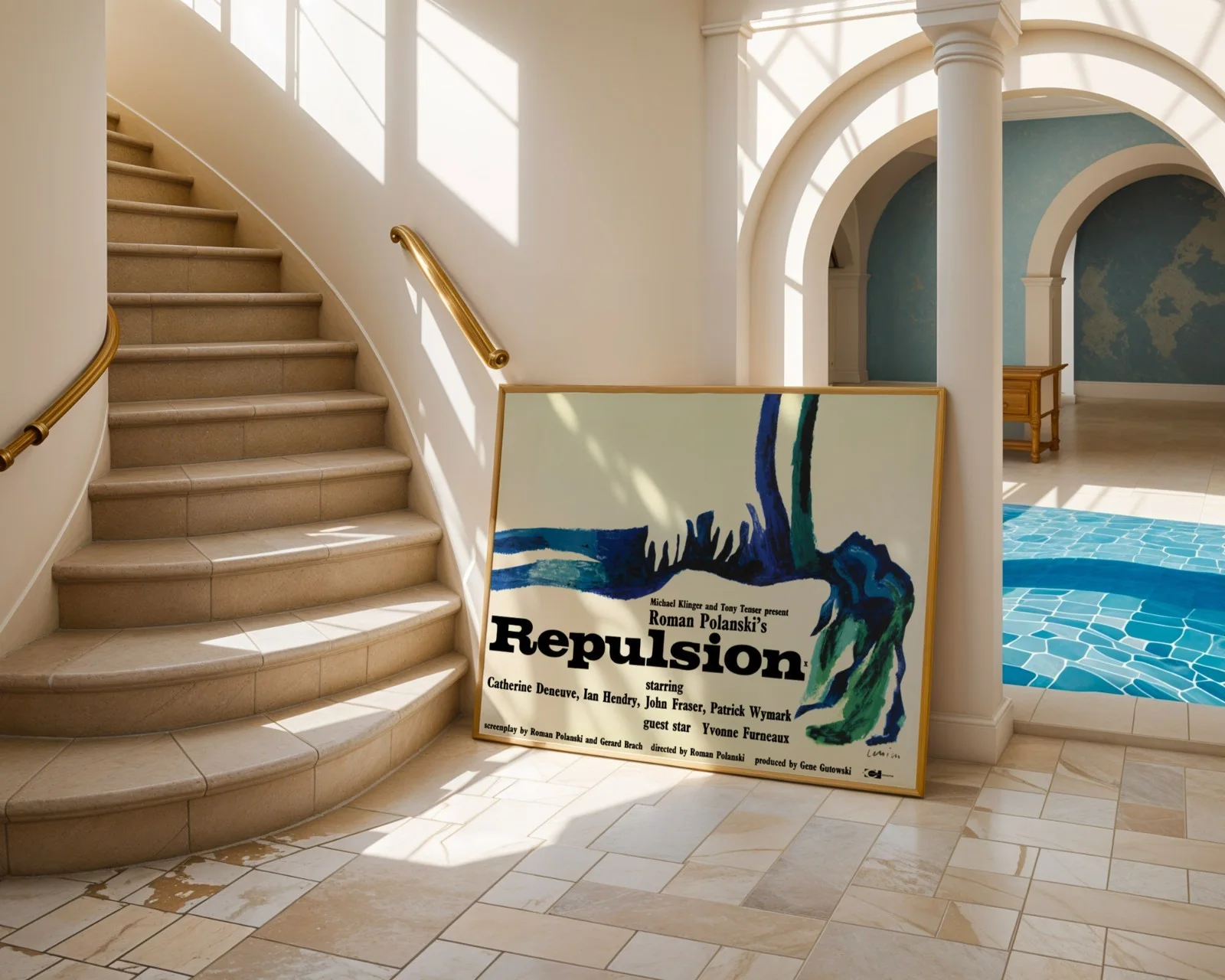 Repulsion - 1965 Psychological Horror Film Restored 30" x 40" UK Quad Poster, изображение 4