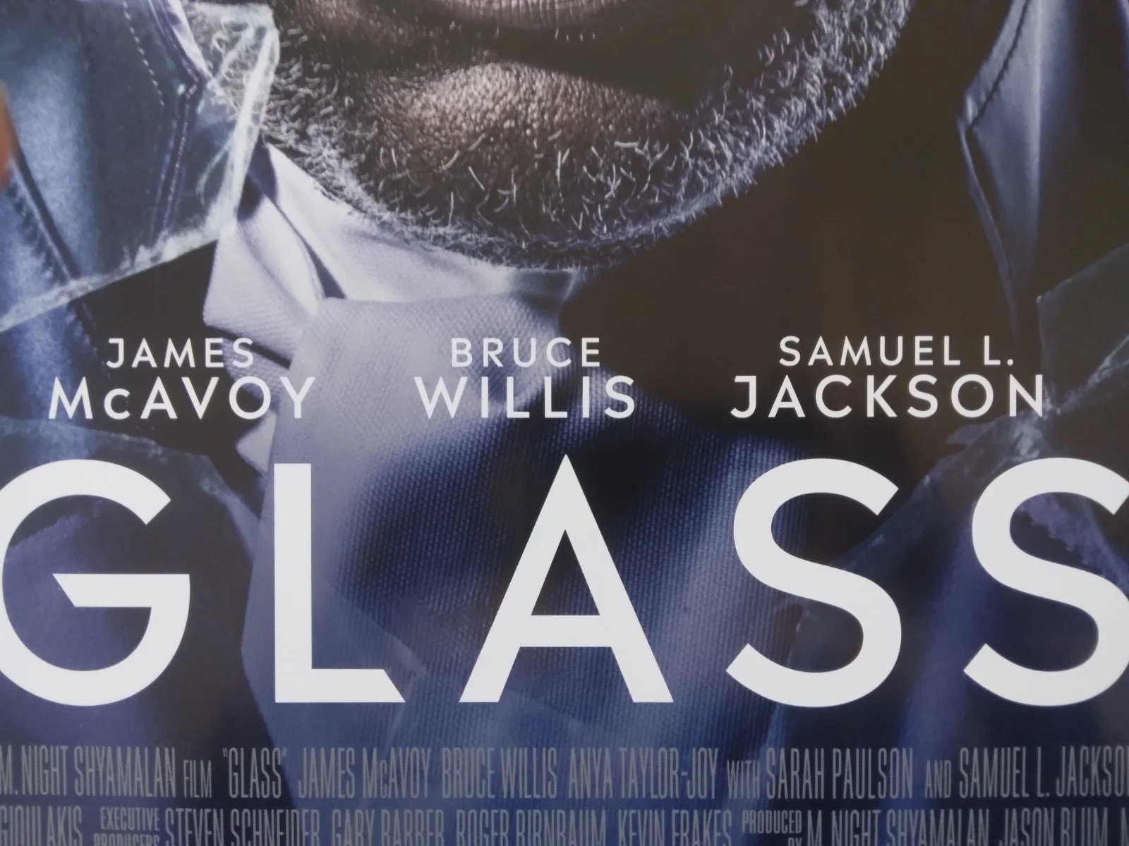 Glass original movie 2019 poster UK quad, image 5