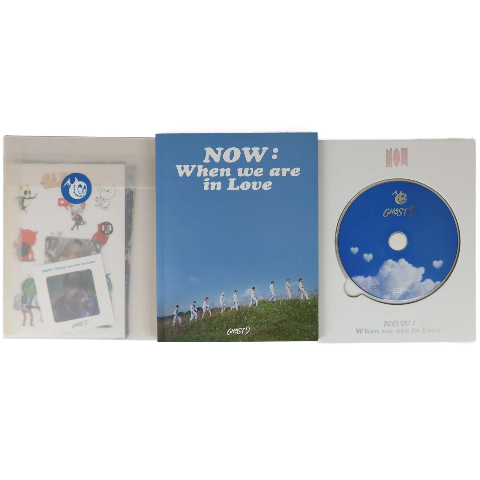Ghost9 - Now: When We Are In Love 4th Mini Album Signed CD Promo 2021, изображение 2