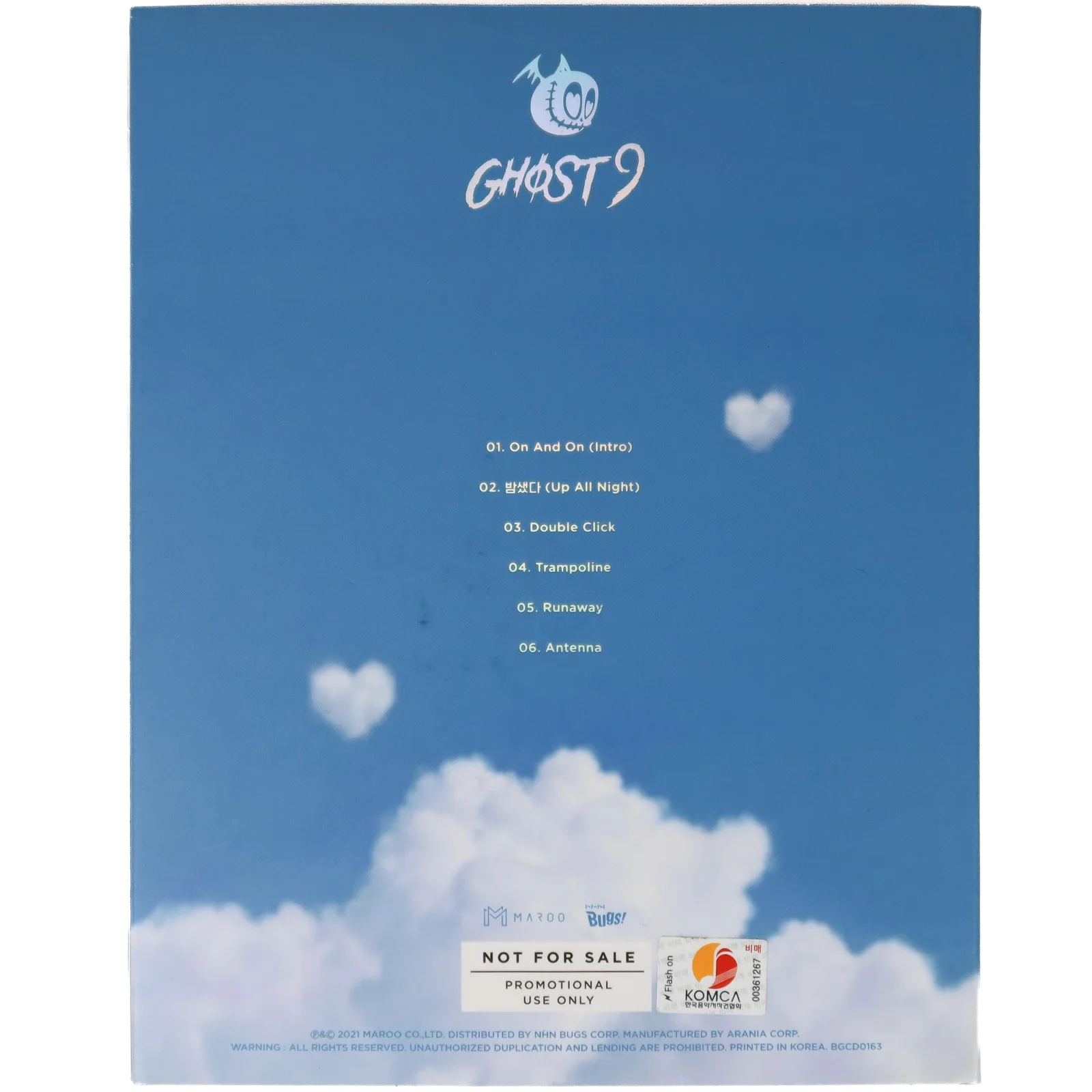 Ghost9 - Now: When We Are In Love 4th Mini Album Signed CD Promo 2021, изображение 3
