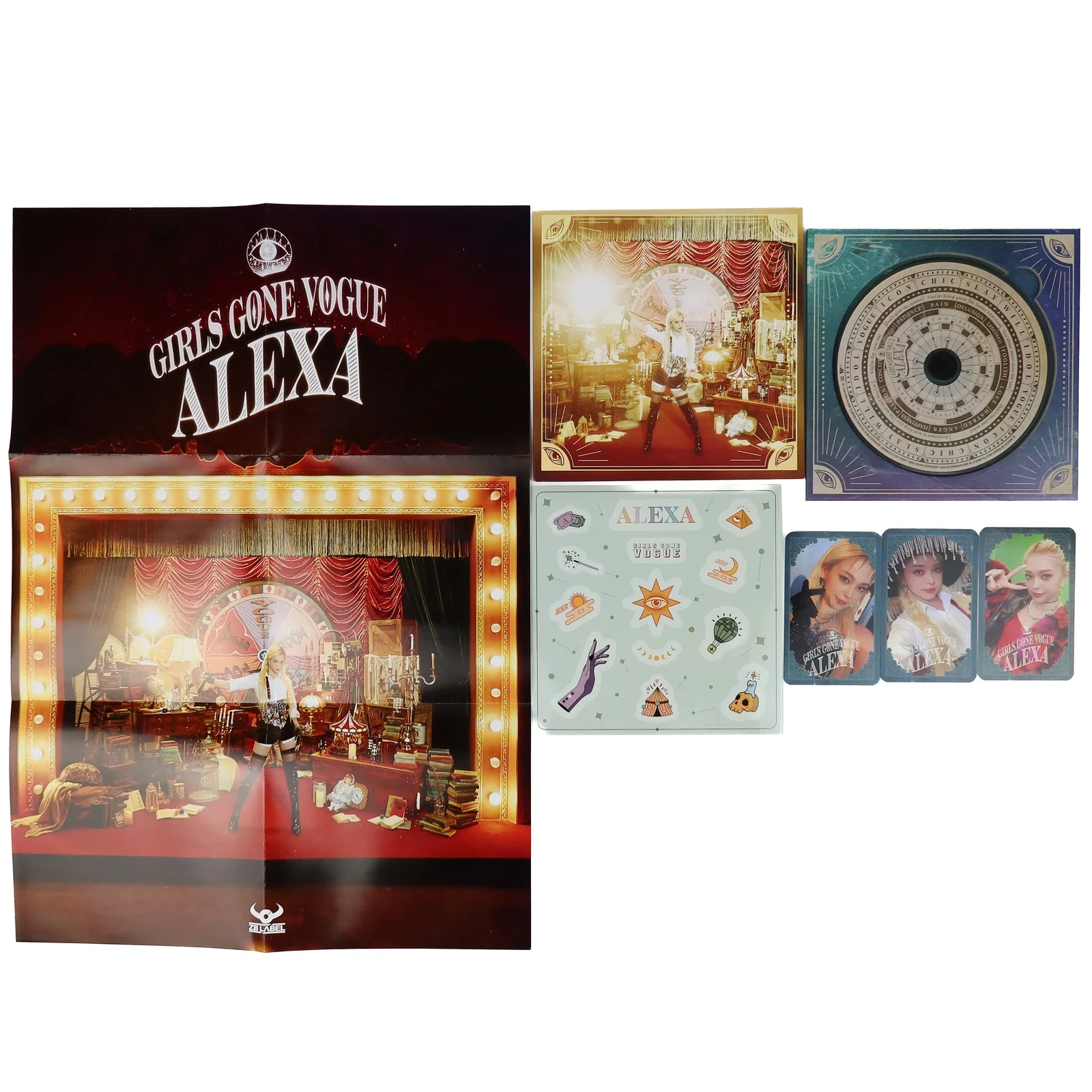 AleXa - Girls Gone Vogue 1st Mini Album Signed Autographed Promo CD 2022, изображение 3