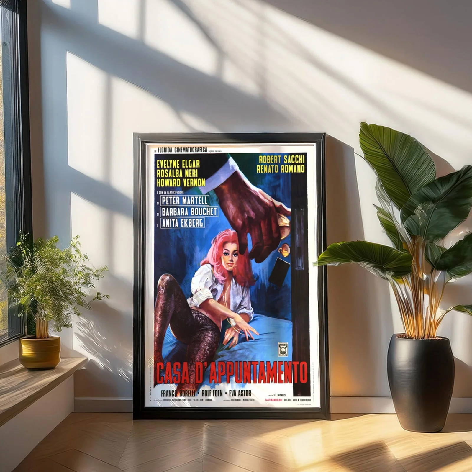 Casa D'Appuntamento - 1972 Giallo Horror Film - Soggettone Poster, изображение 3