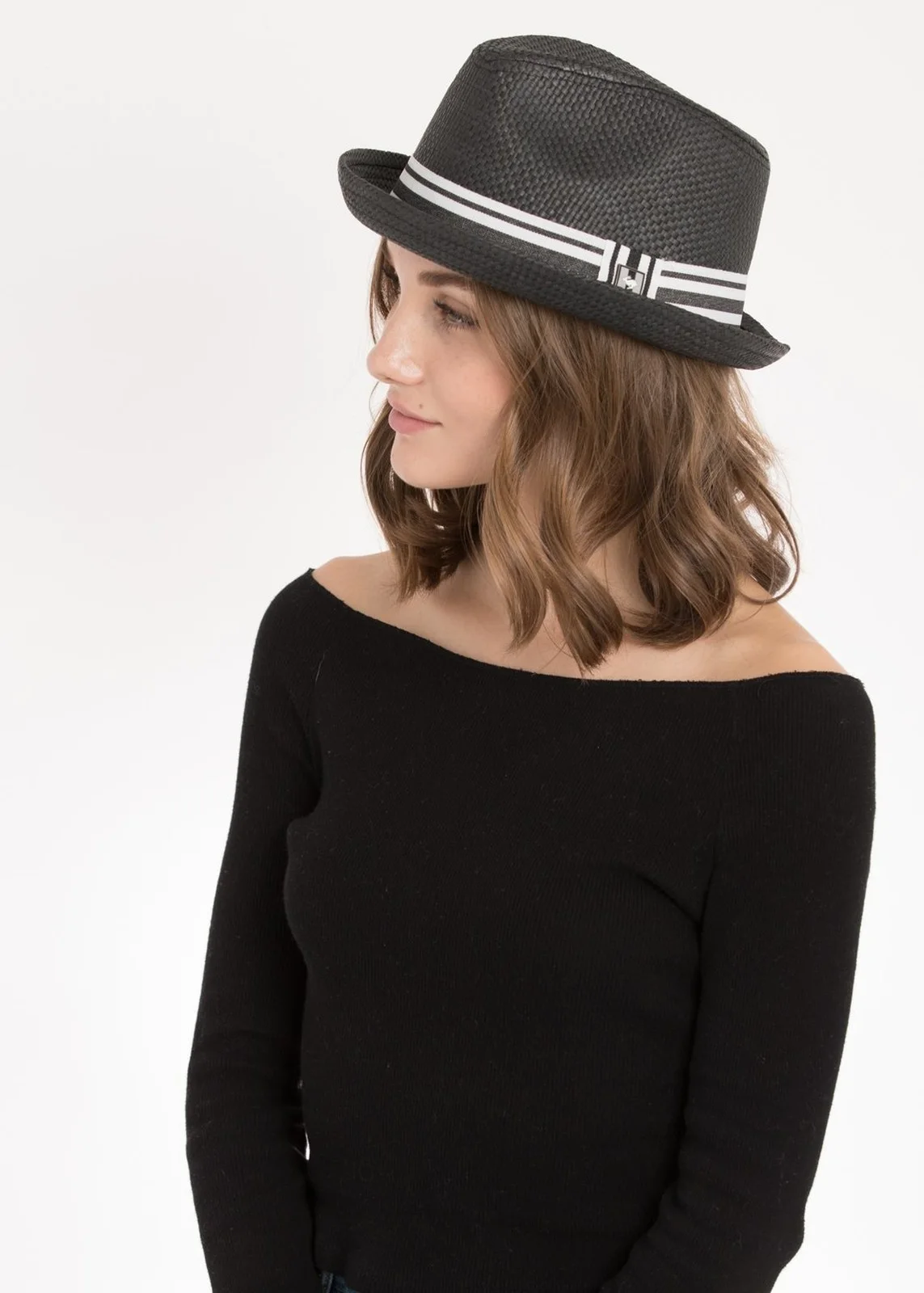 Peter Grimm Depp Fedora Hat Large-X-Large Black, image 2