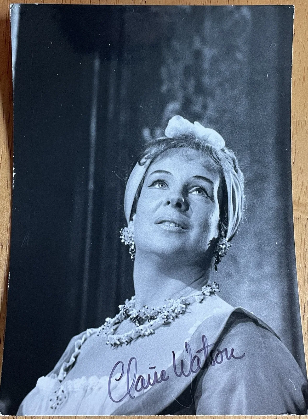 Opera Soprano Claire Watson Autograph Photo, изображение 2