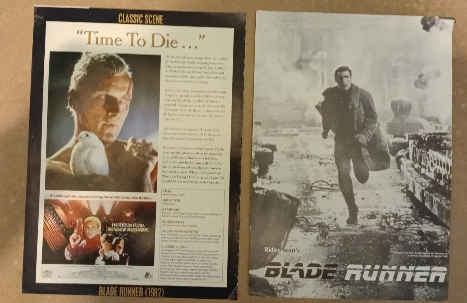 BLADE RUNNER MAGAZINE & NEWSPAPER CUTTINGS, image 3