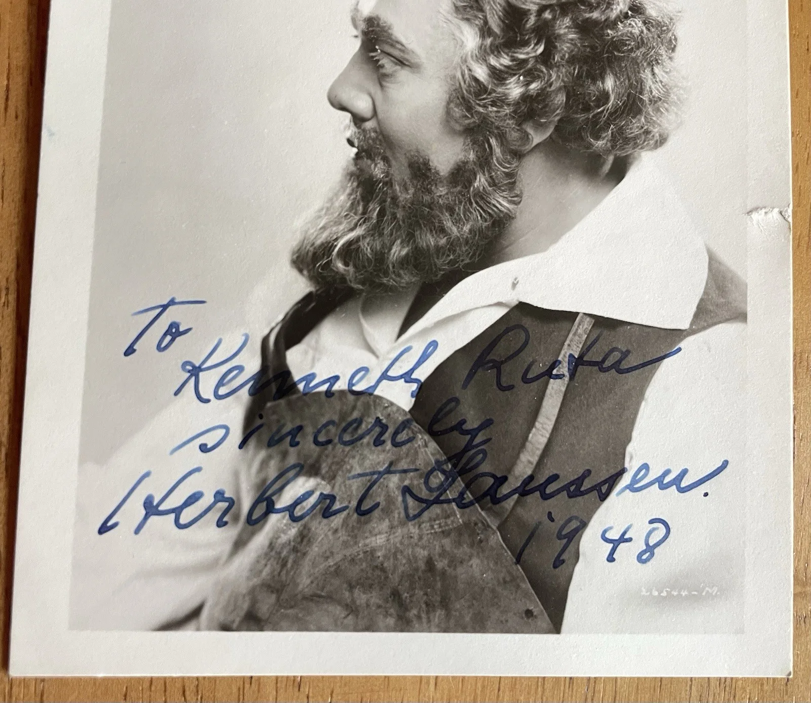 German Opera Baritone Herbert Janssen Autograph Photo, image 3