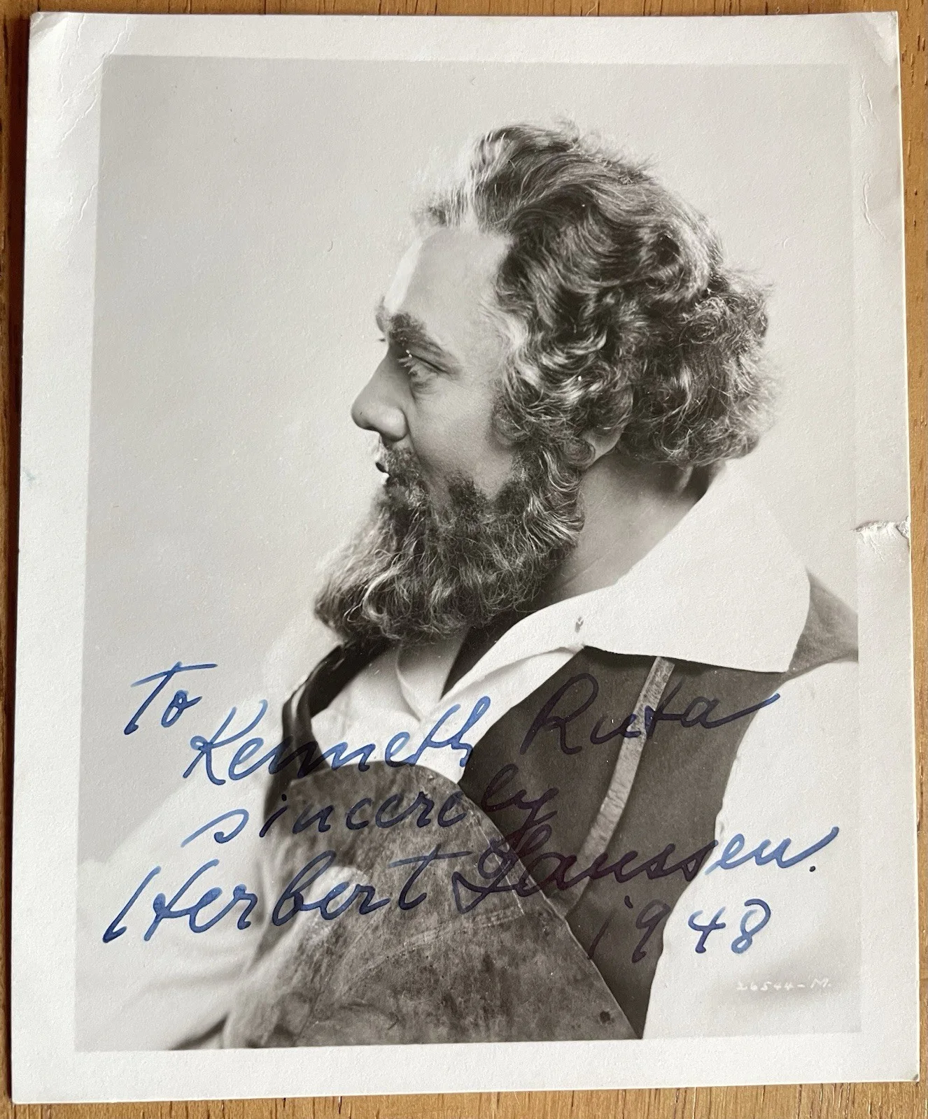 German Opera Baritone Herbert Janssen Autograph Photo, image 4