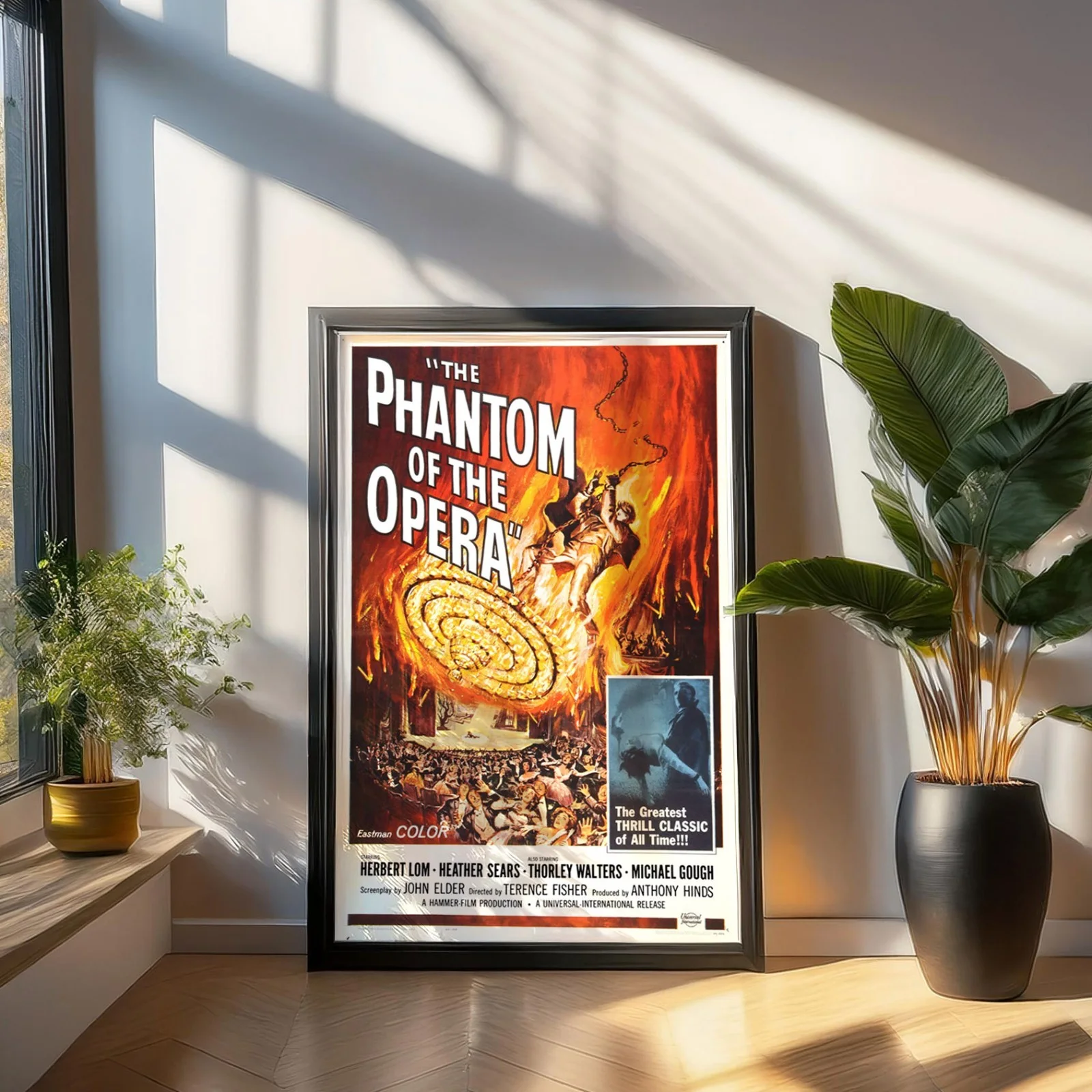The Phantom Of The Opera - 1962 Film Restored 27.2" x 41" US One Sheet Poster, изображение 3