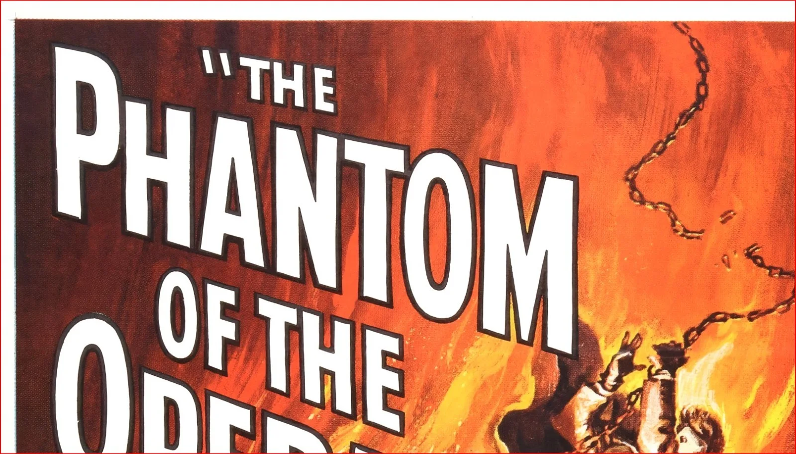 The Phantom Of The Opera - 1962 Film Restored 27.2" x 41" US One Sheet Poster, изображение 4