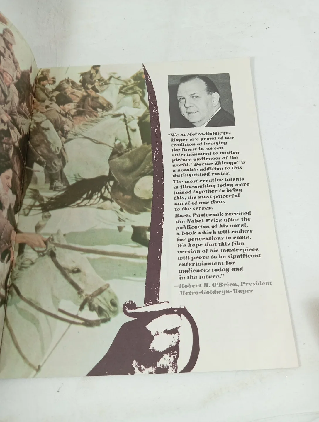 DOCTOR ZHIVAGO Original Film Brochure David Lean Omar Sharif Empire 1968 Ticket, изображение 3