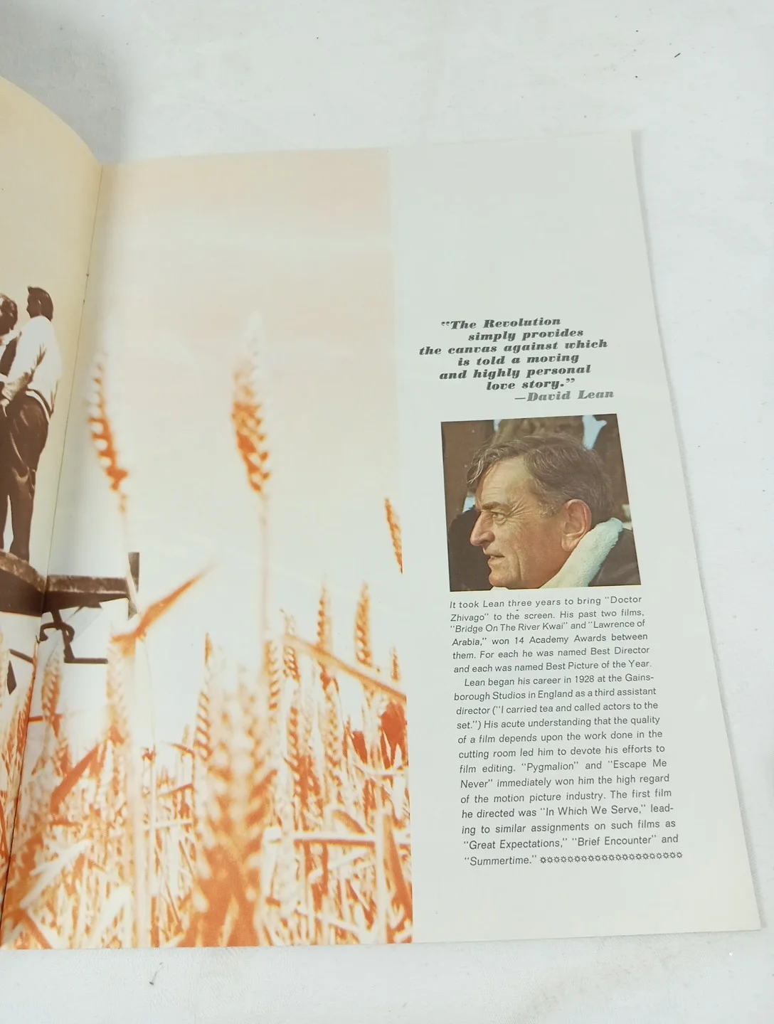 DOCTOR ZHIVAGO Original Film Brochure David Lean Omar Sharif Empire 1968 Ticket, изображение 4