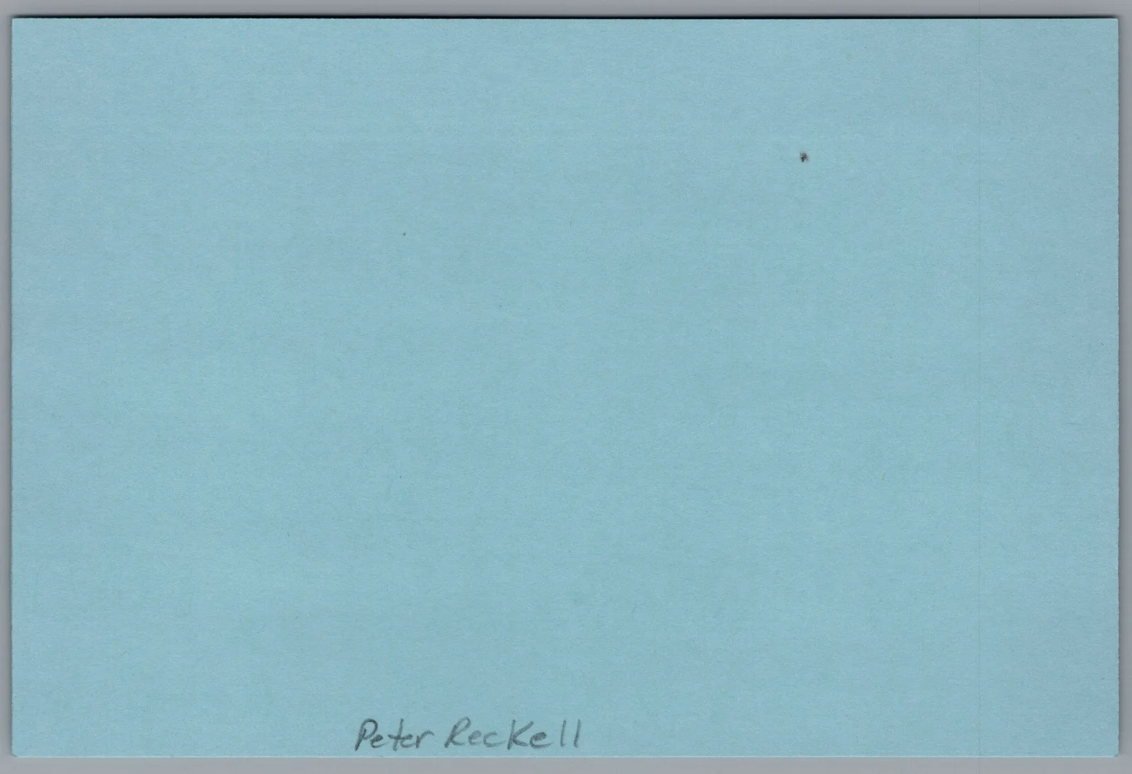 Peter Reckell — Peter Reckell Signed 4x6 Index Card Days Of Our Lives Autographed, изображение 2