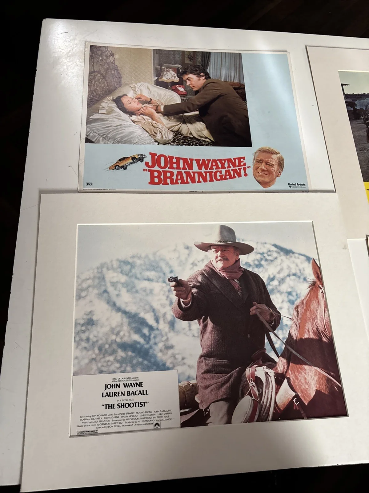 JOHN WAYNE LOBBY CARDS X4 ORIGINALS - VINTAGE MOVIE MEMORABILIA, изображение 2