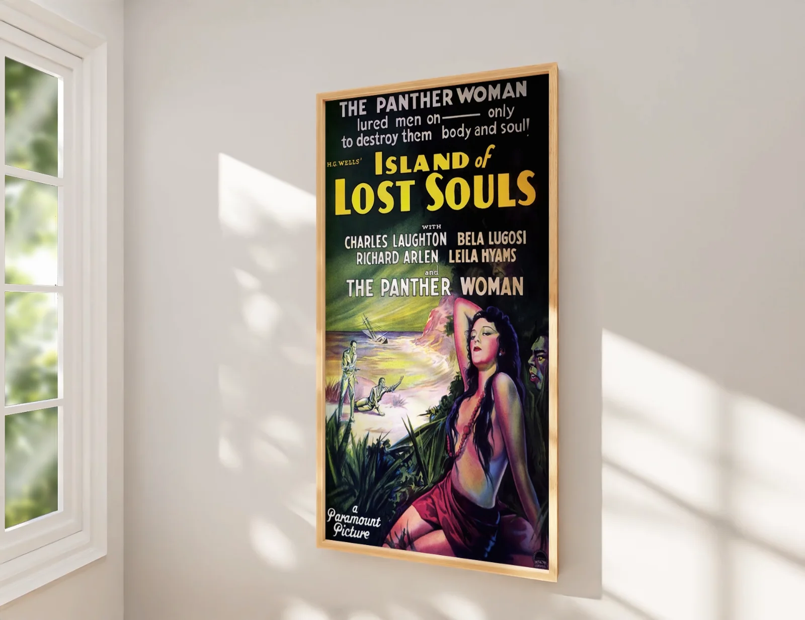 Island Of Lost Souls - 1932 Horror Restored 27.2" x 41" US One Sheet Poster, изображение 2