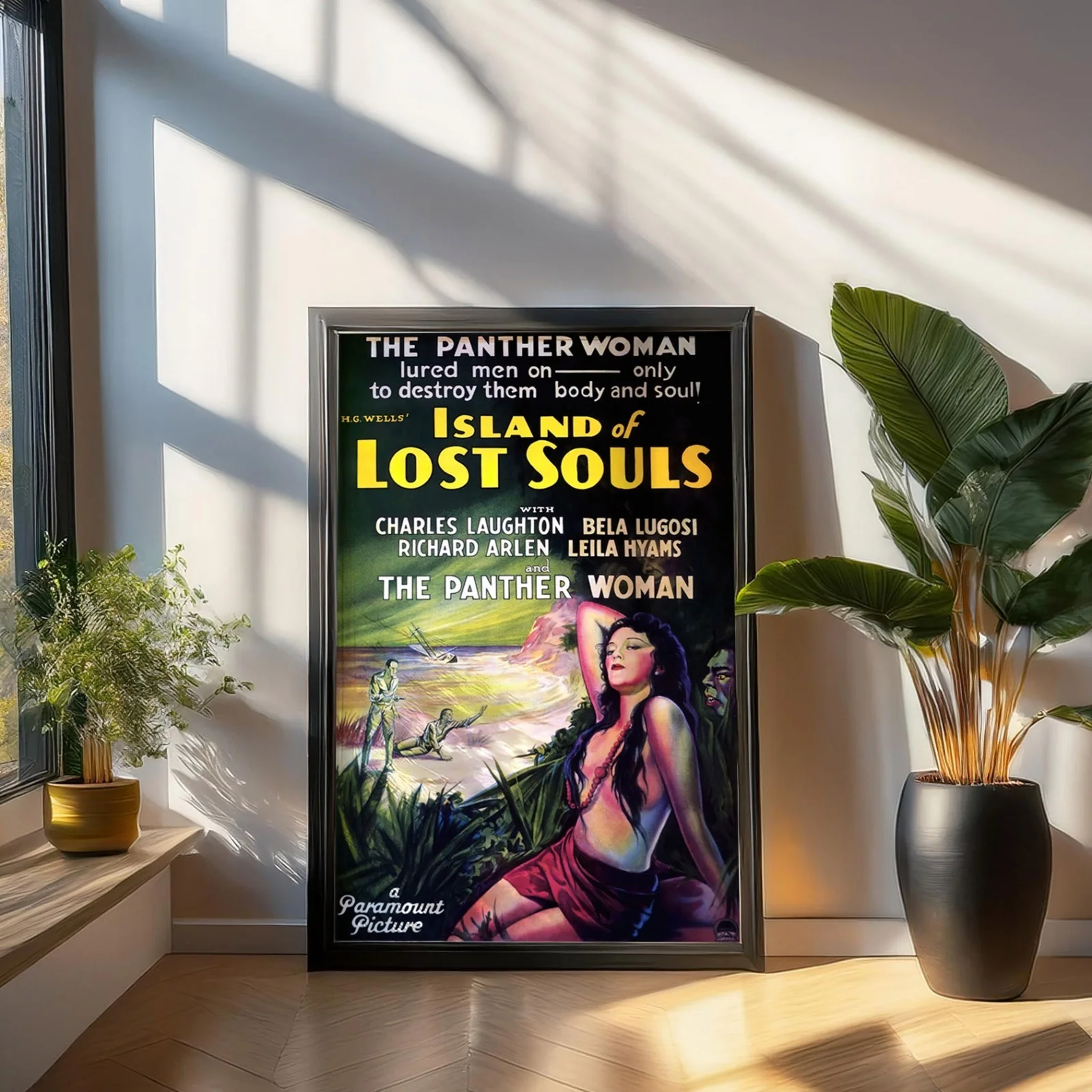 Island Of Lost Souls - 1932 Horror Restored 27.2" x 41" US One Sheet Poster, изображение 3
