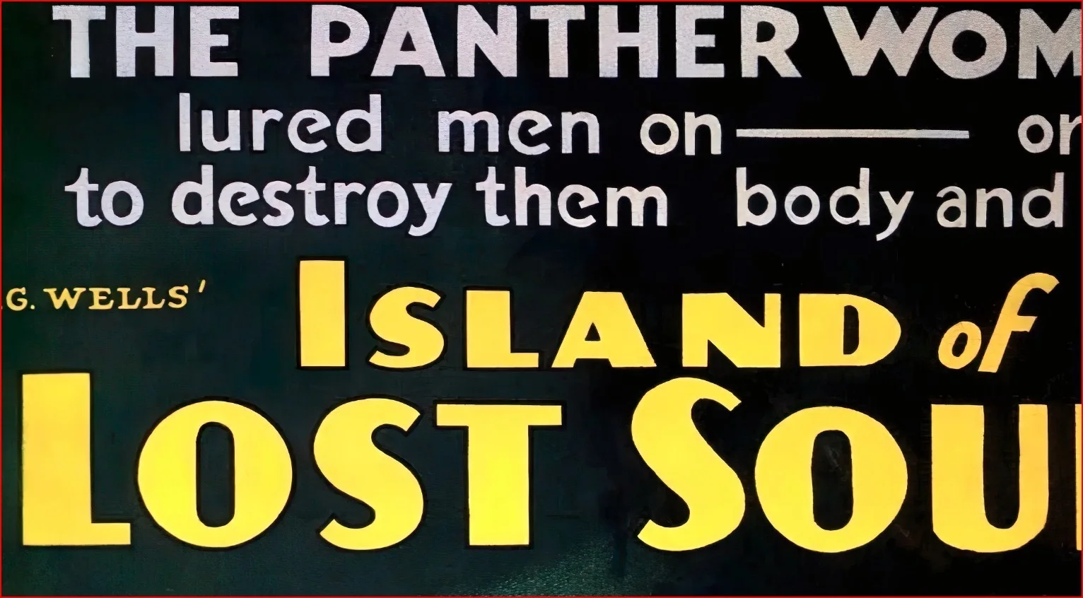 Island Of Lost Souls - 1932 Horror Restored 27.2" x 41" US One Sheet Poster, изображение 4