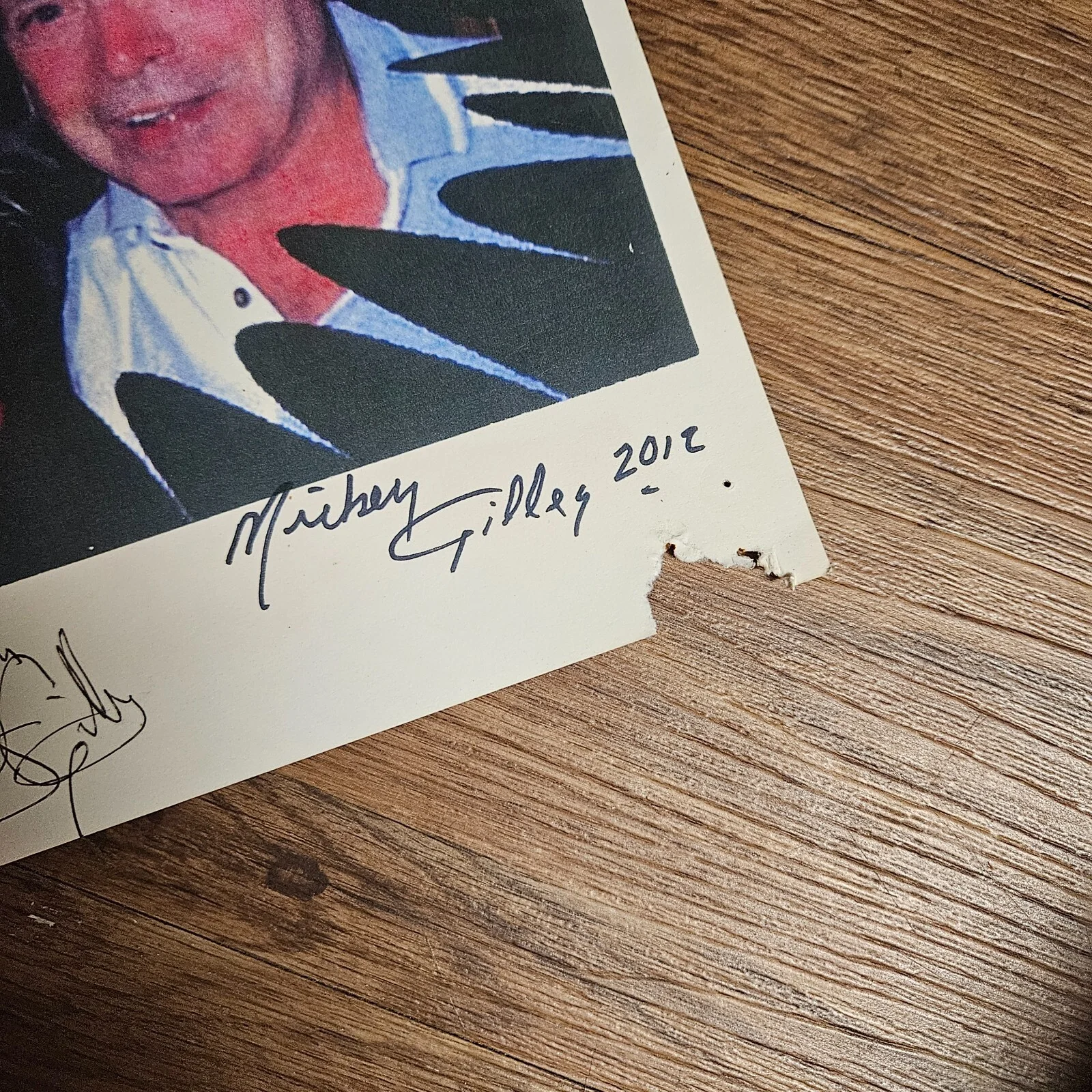 MICKEY GILLEY and son KEITH GILLEY 2012 Autograph Signed Photo 8.5 X 10 VTG, image 3