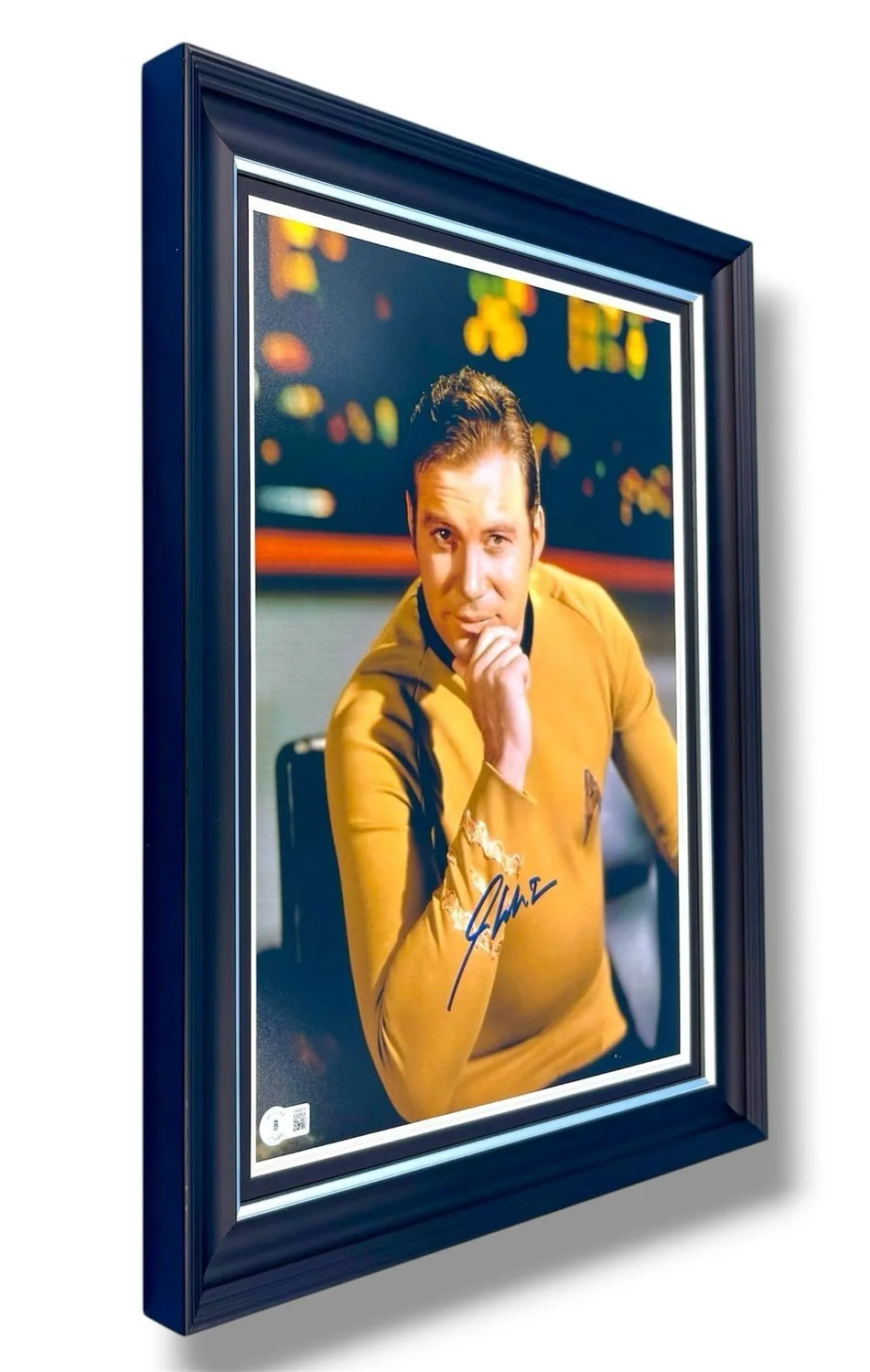 William Shatner Signed Photo Framed & Beckett COA Star Trek Movie Poster Auto, изображение 2