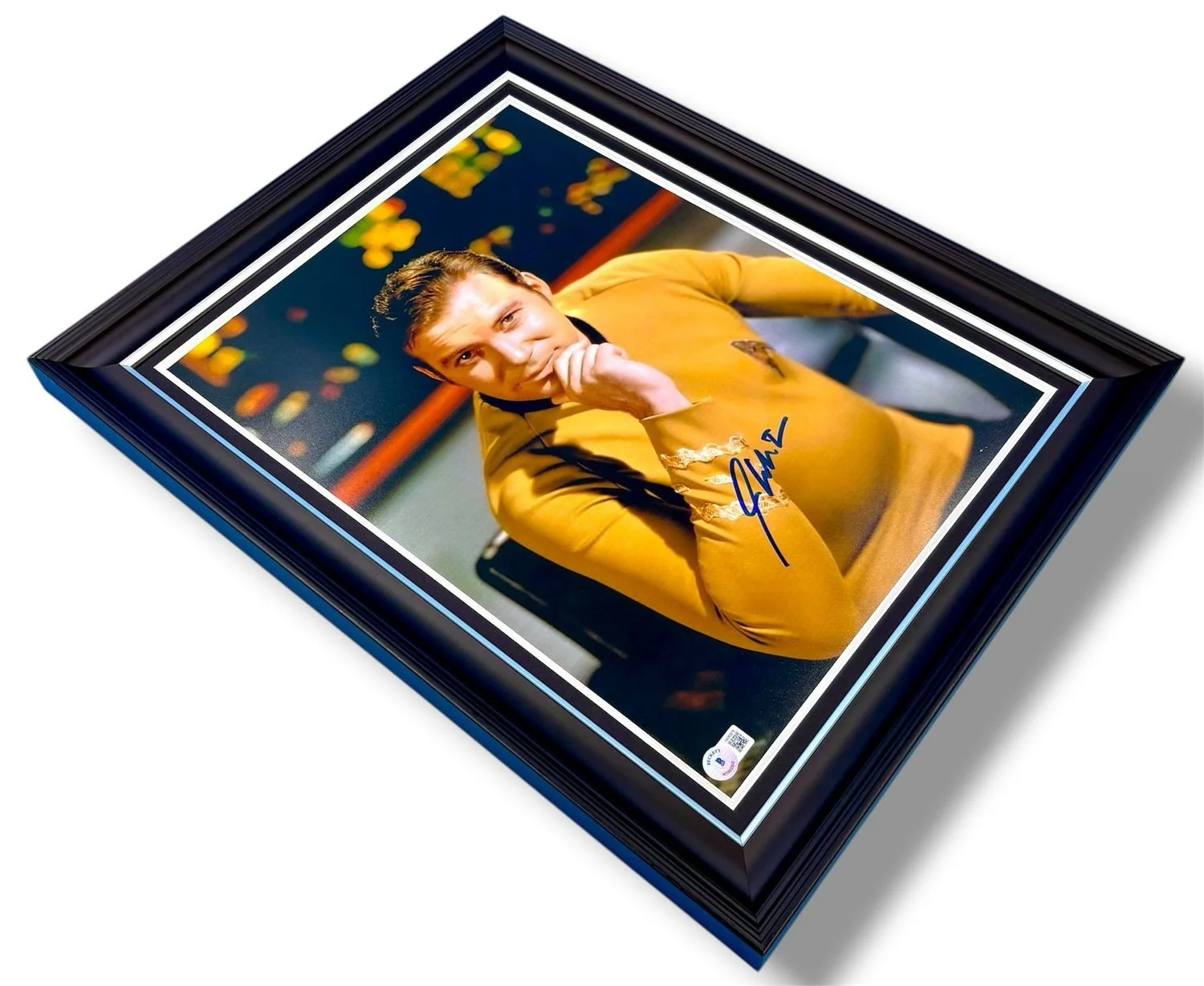 William Shatner Signed Photo Framed & Beckett COA Star Trek Movie Poster Auto, изображение 3