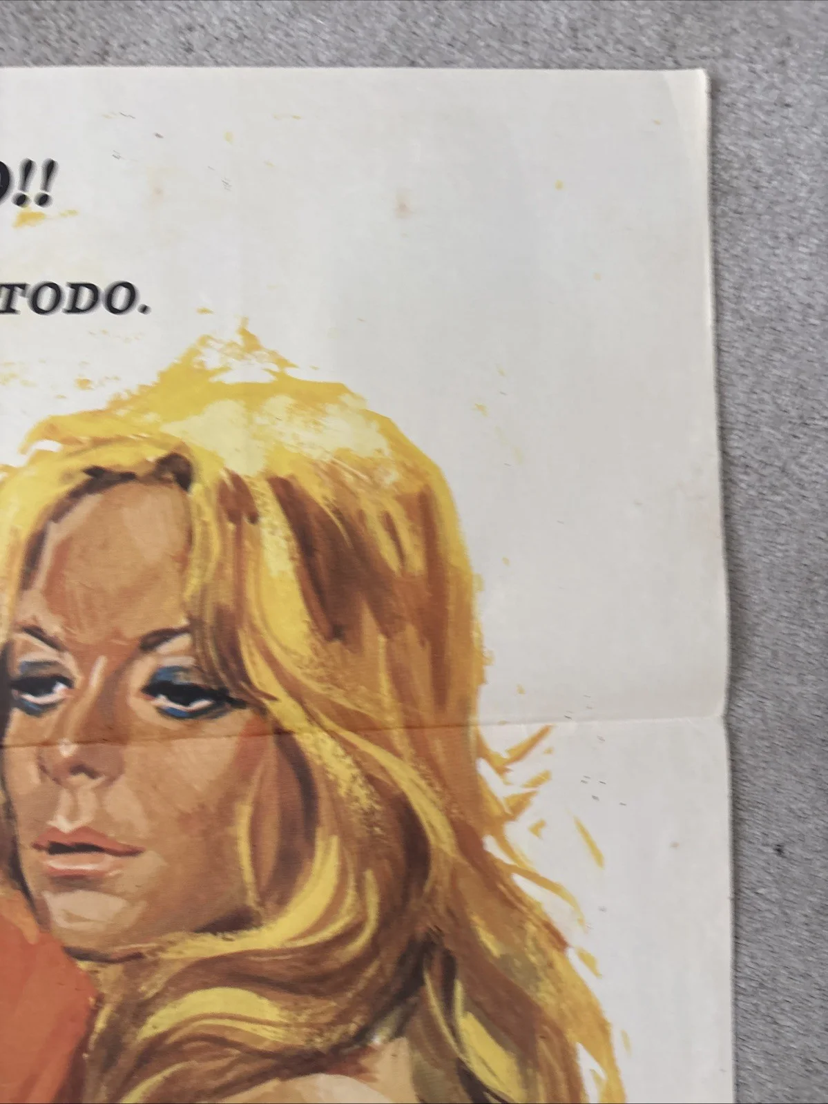 Su Precio... Unos Dólares (1970) Original Spanish Movie Poster, image 3