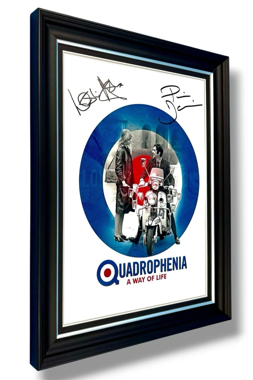 Phil Daniels & Leslie Ash Signed Photo Framed & COA Quadrophenia Poster Auto, image 2