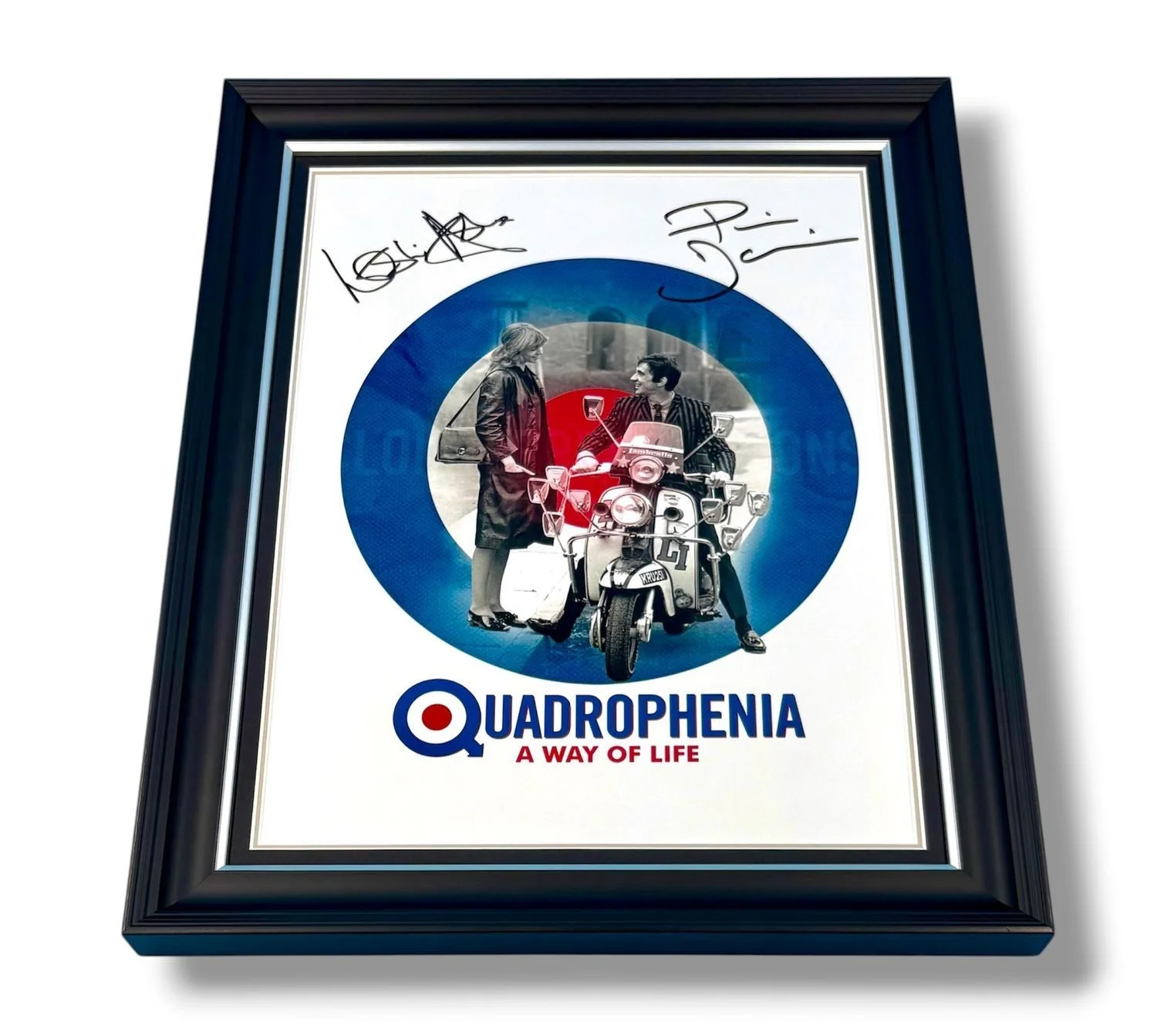 Phil Daniels & Leslie Ash Signed Photo Framed & COA Quadrophenia Poster Auto, image 4