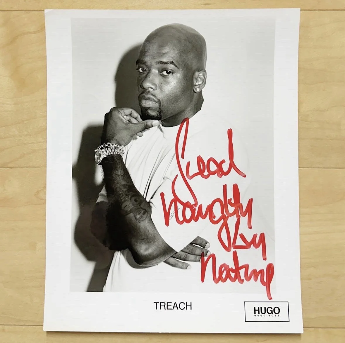 Treach Naughty By Nature Autograph Signed Promo Press Photo JSA Rap Hip Hop, изображение 3