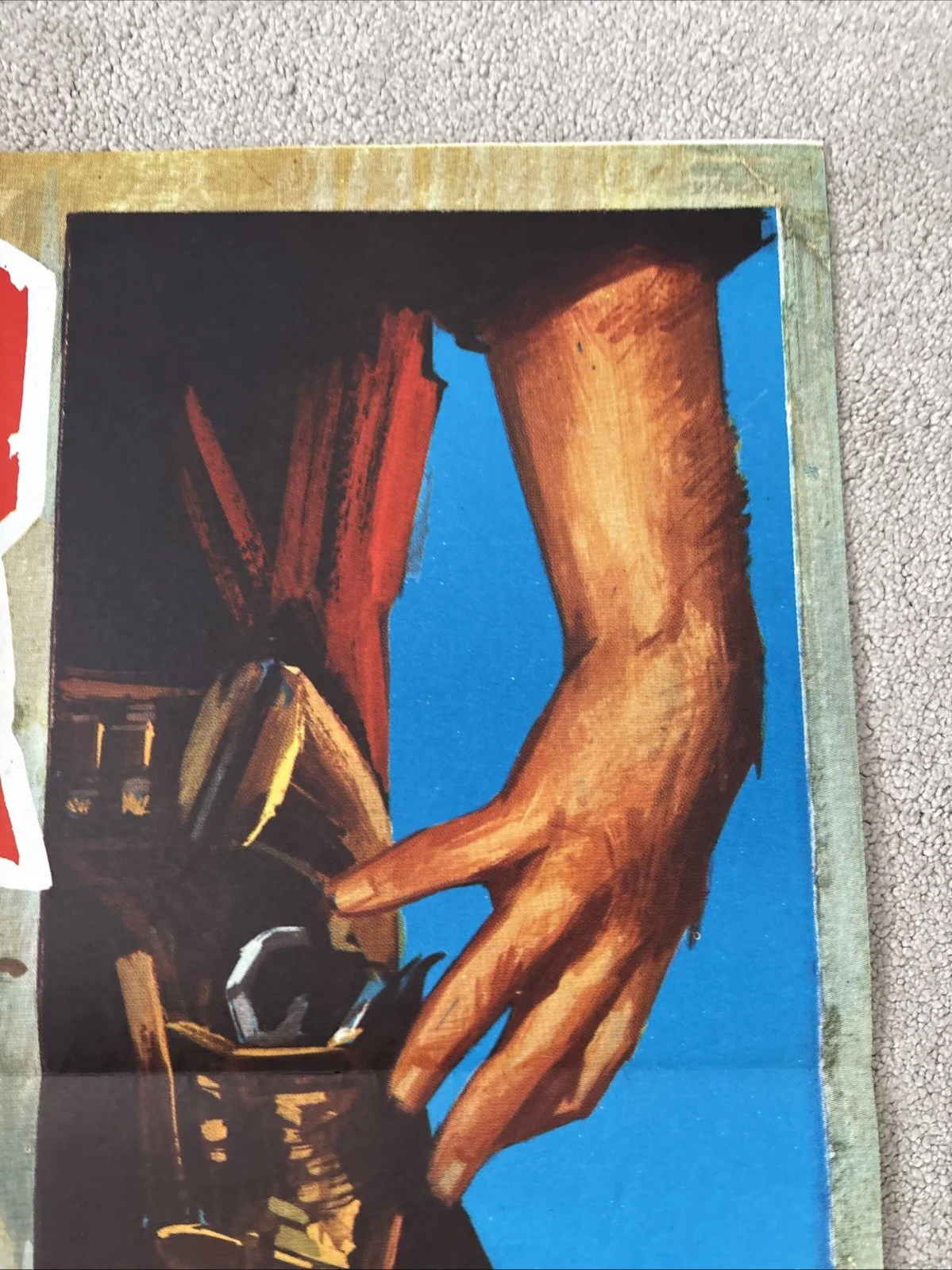 Fasthand (1973) Original Spanish Movie Poster, изображение 4