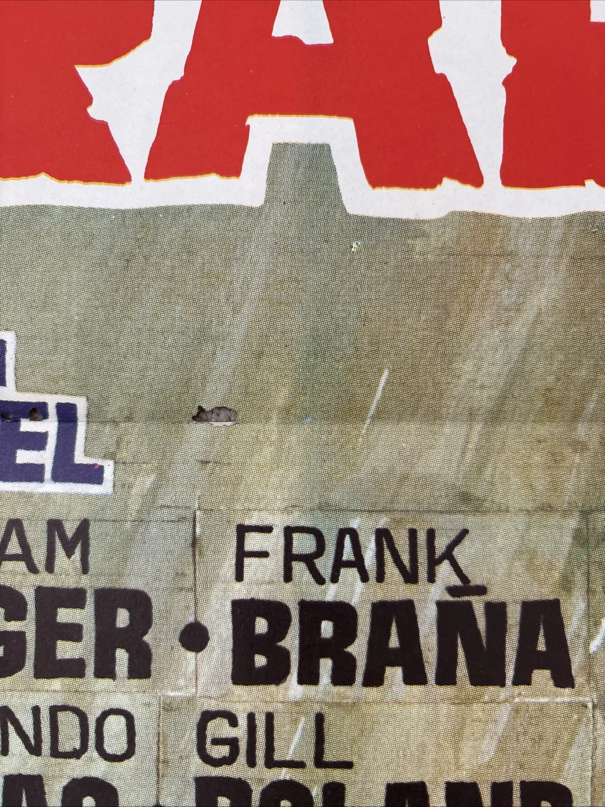 Fasthand (1973) Original Spanish Movie Poster, изображение 5