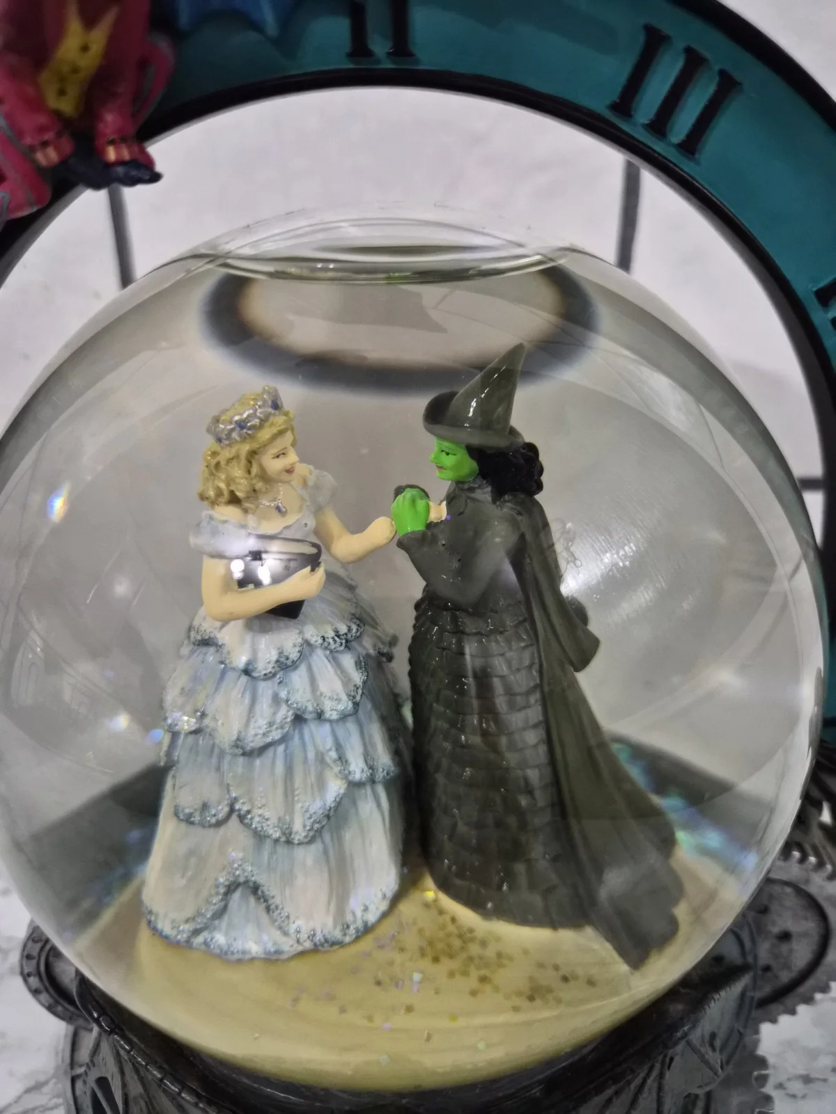 Rare Wicked Broadway Musical Snow Globe 2003 "FOR GOOD" Schwartz Read Descriptio, image 3