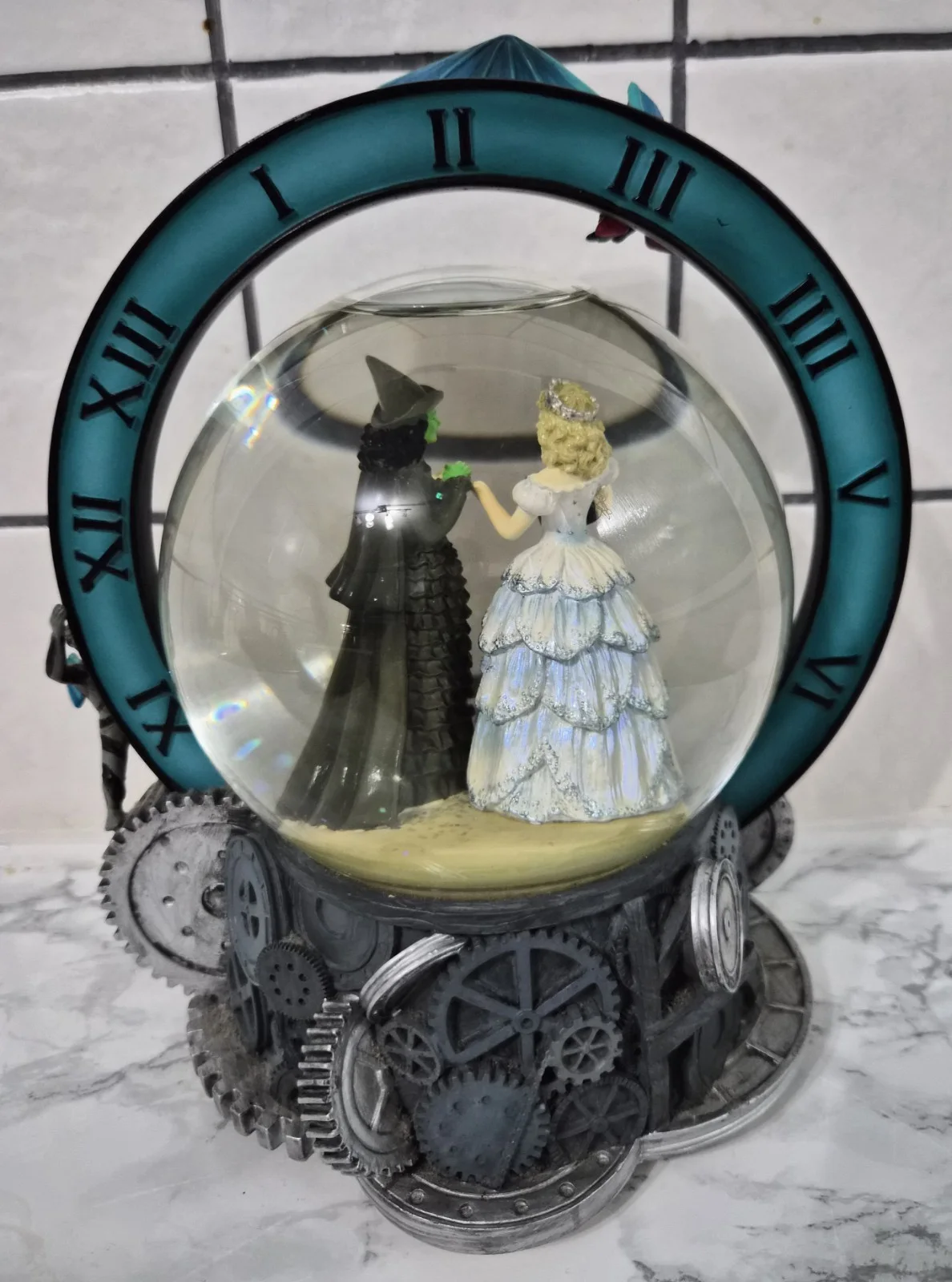 Rare Wicked Broadway Musical Snow Globe 2003 "FOR GOOD" Schwartz Read Descriptio, image 5